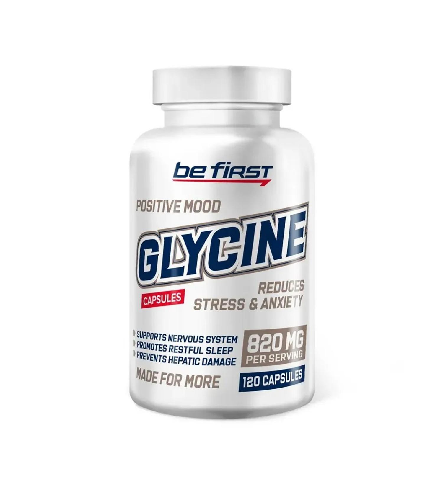 Be First Glycine 120 capsules - Buy Online on GoSupps.com