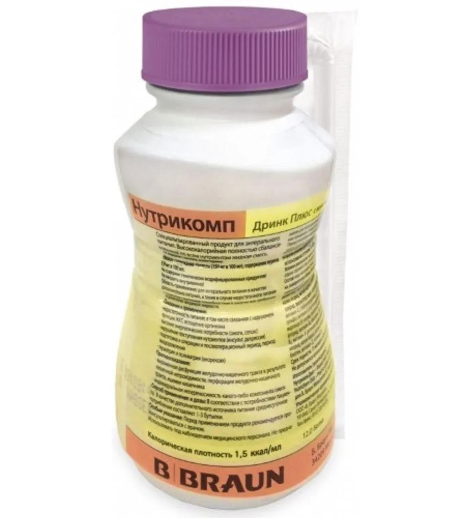 NUTRICOMP Drink plus mixture liquid d nt banana 200ml