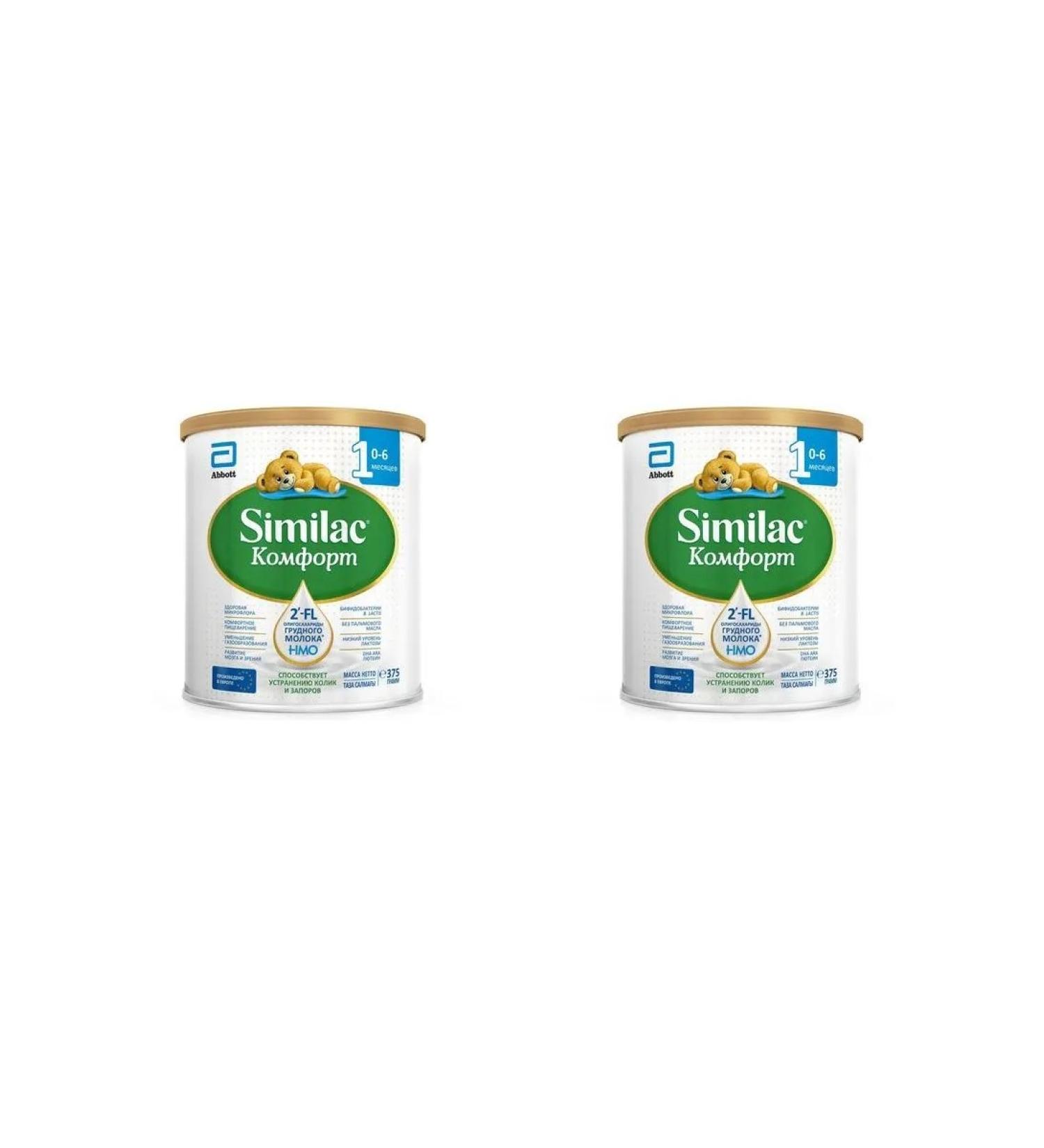 Similac Similak 1 Comfort mixture dry d children 375g 2 pcs - Buy Online on GoSupps.com
