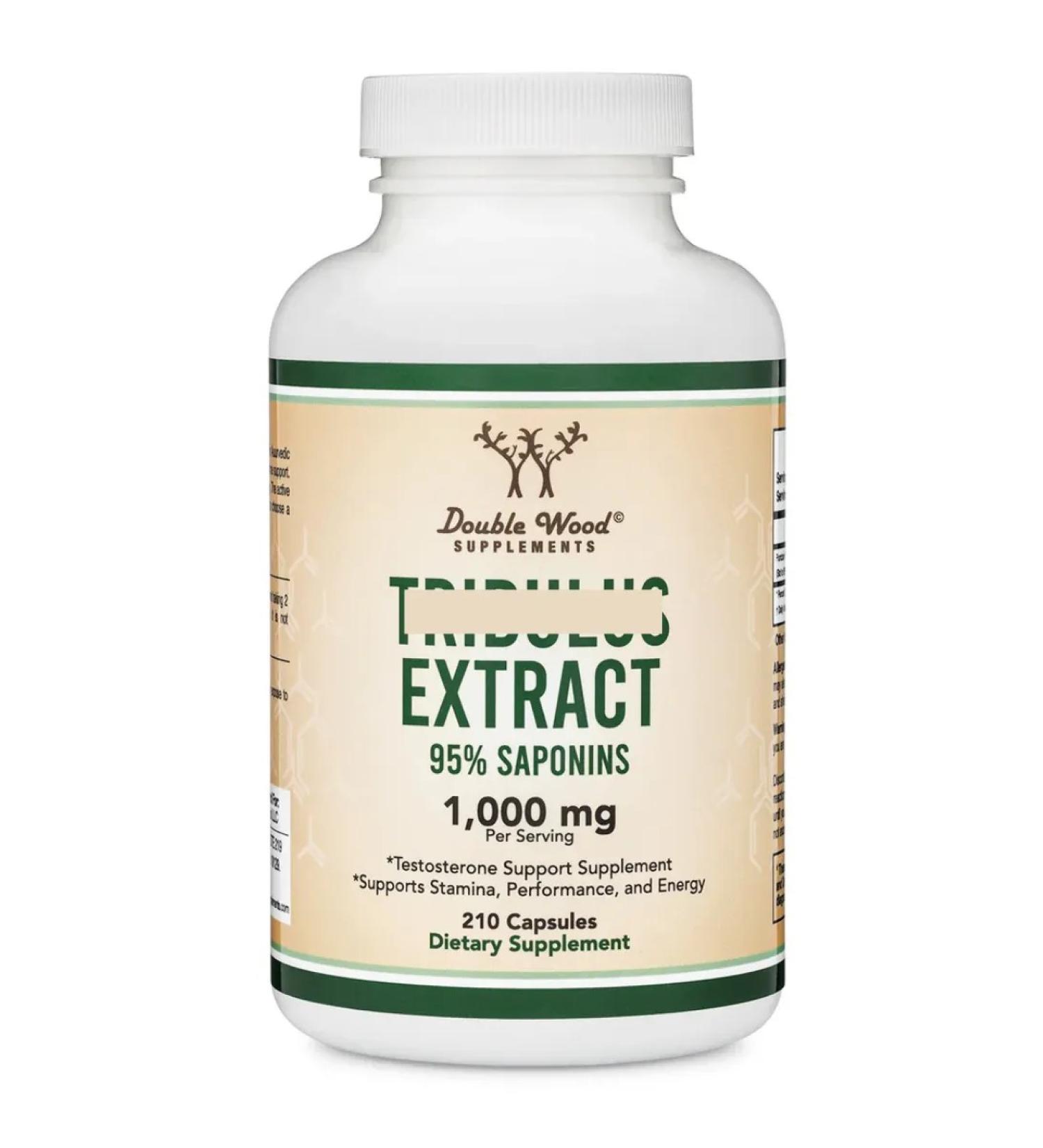 Double Wood Supplements Saponin Male Health 1000 mg 210 capsules - Buy Online on GoSupps.com