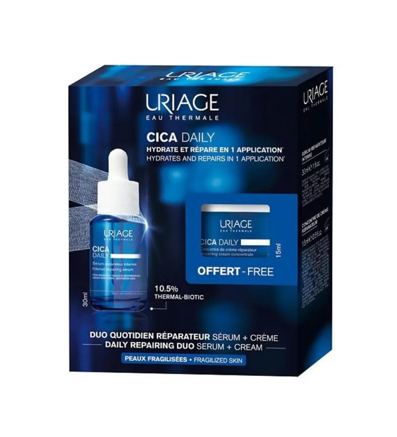 URIAGE Cica Daily recovery set for the face