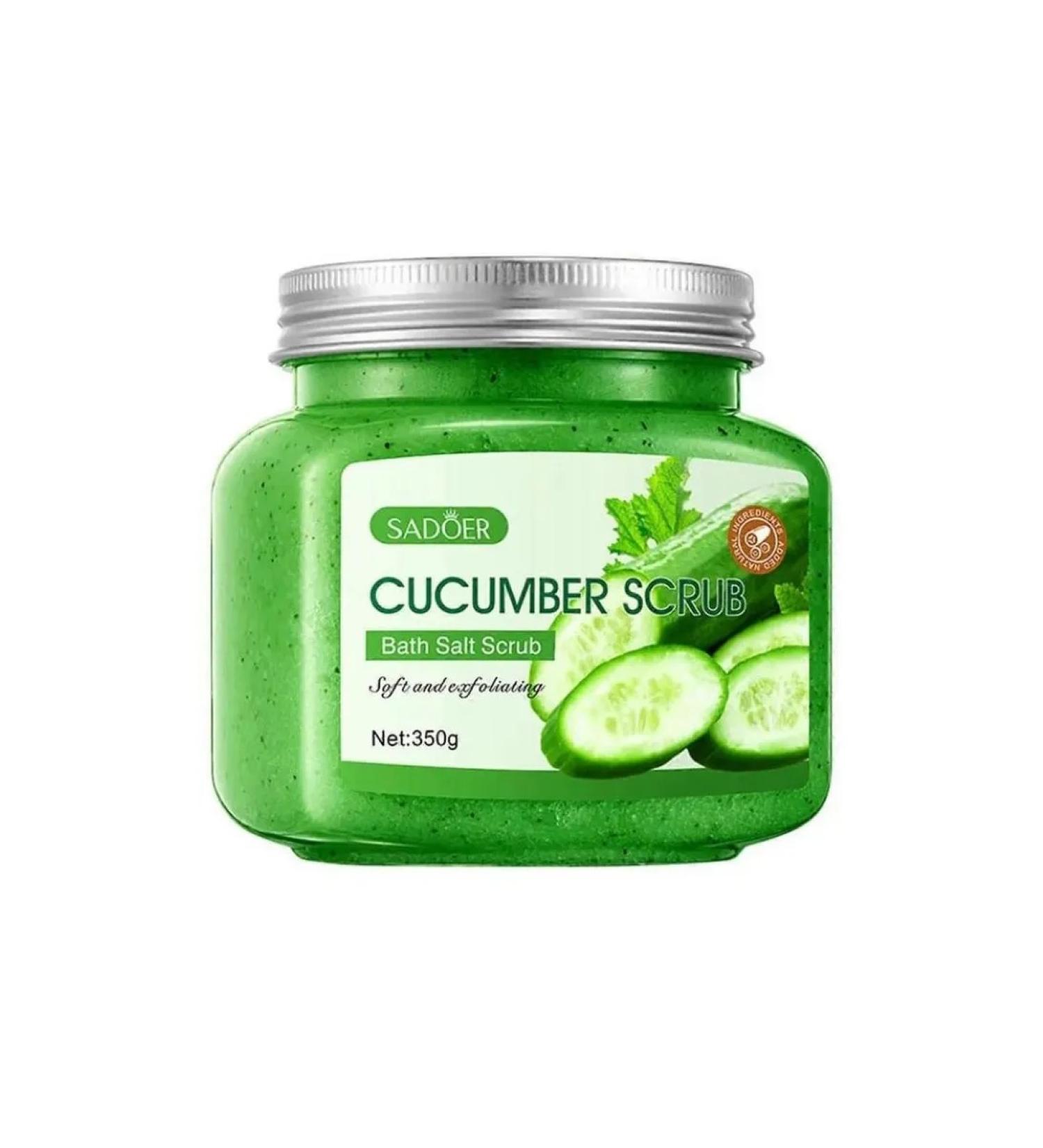 Cleaning body scrub with cucumbers and vitamin C - Buy Online on GoSupps.com