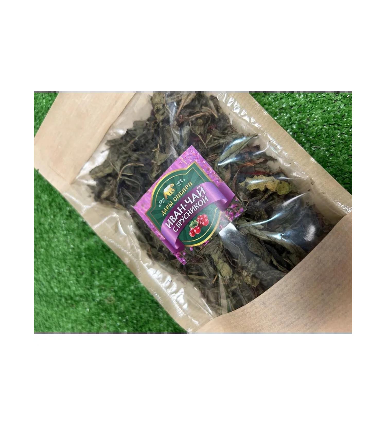 Ivan tea with lingonberry addition to tea - Buy Online on GoSupps.com