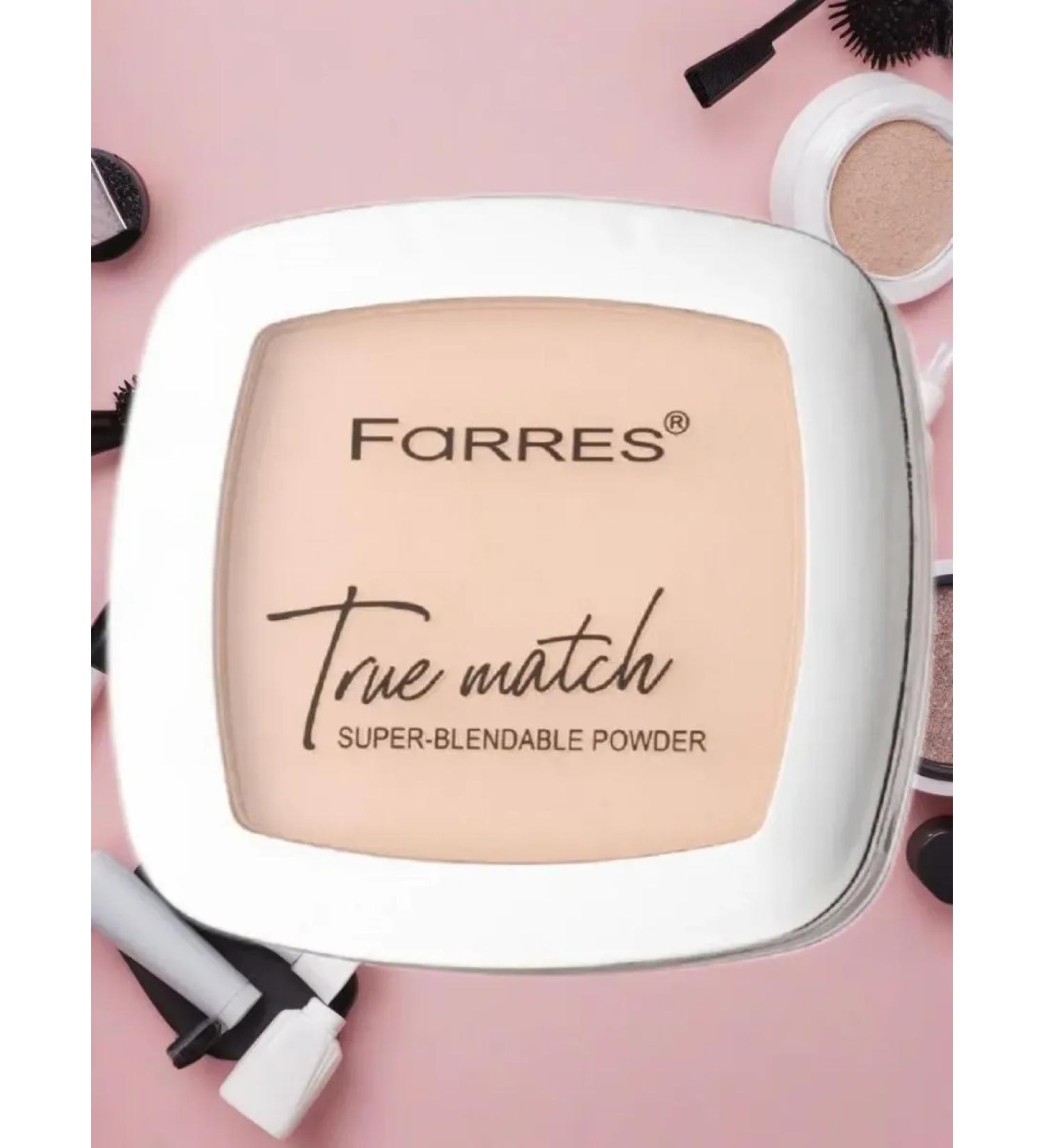FARRES Facial powder True Match 03 - Buy Online on GoSupps.com