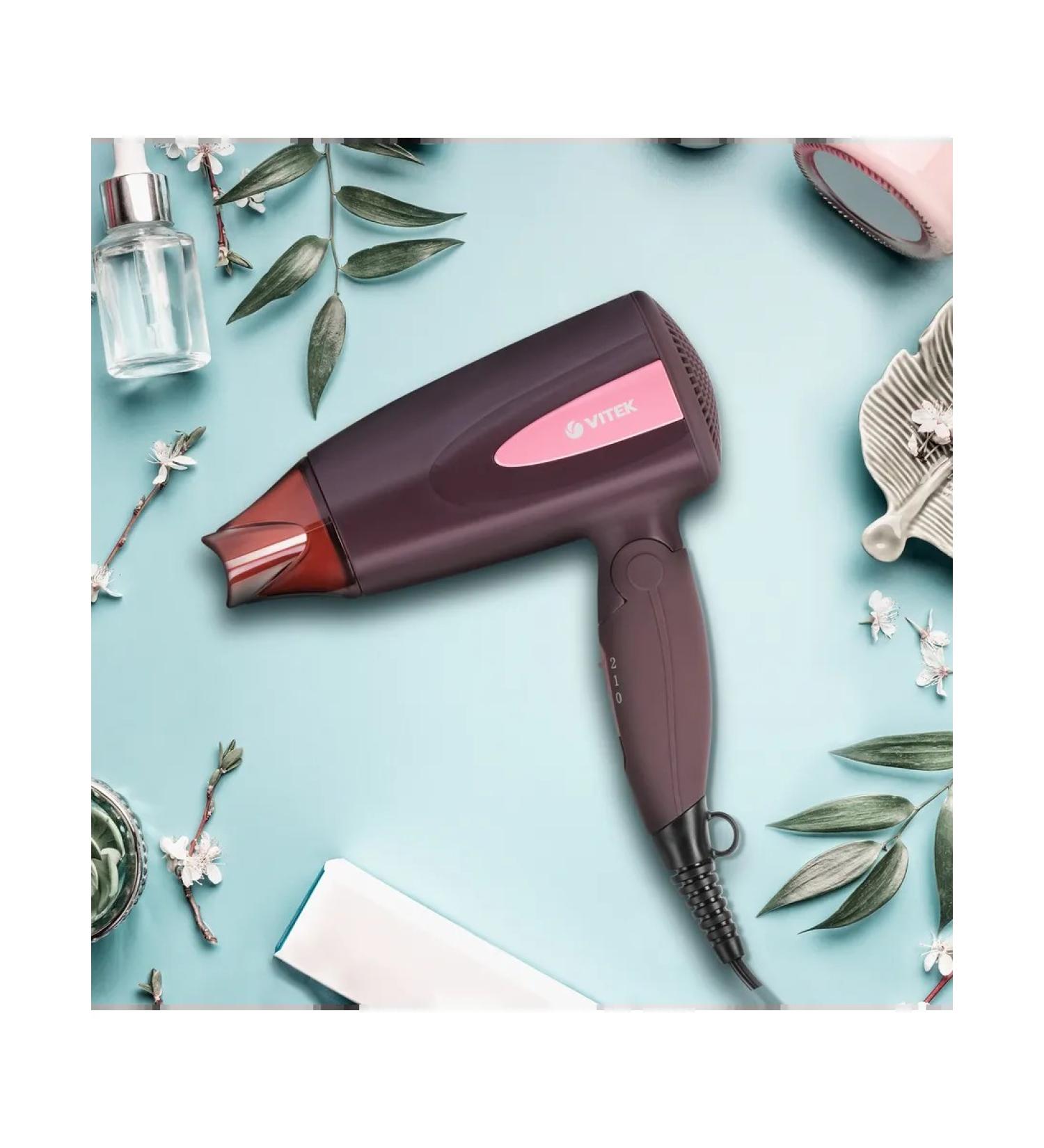 VITEK Compact hairdryer VT-2261 1300W brown - Buy Online on GoSupps.com