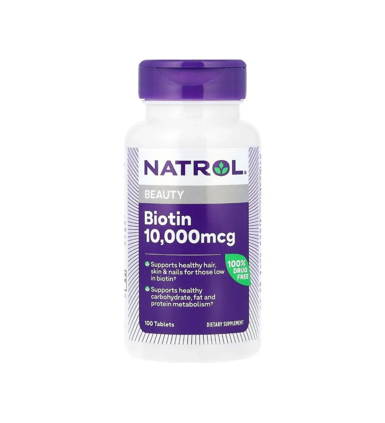 Natrol BIOTIN 10 000 mcg. Hair growth