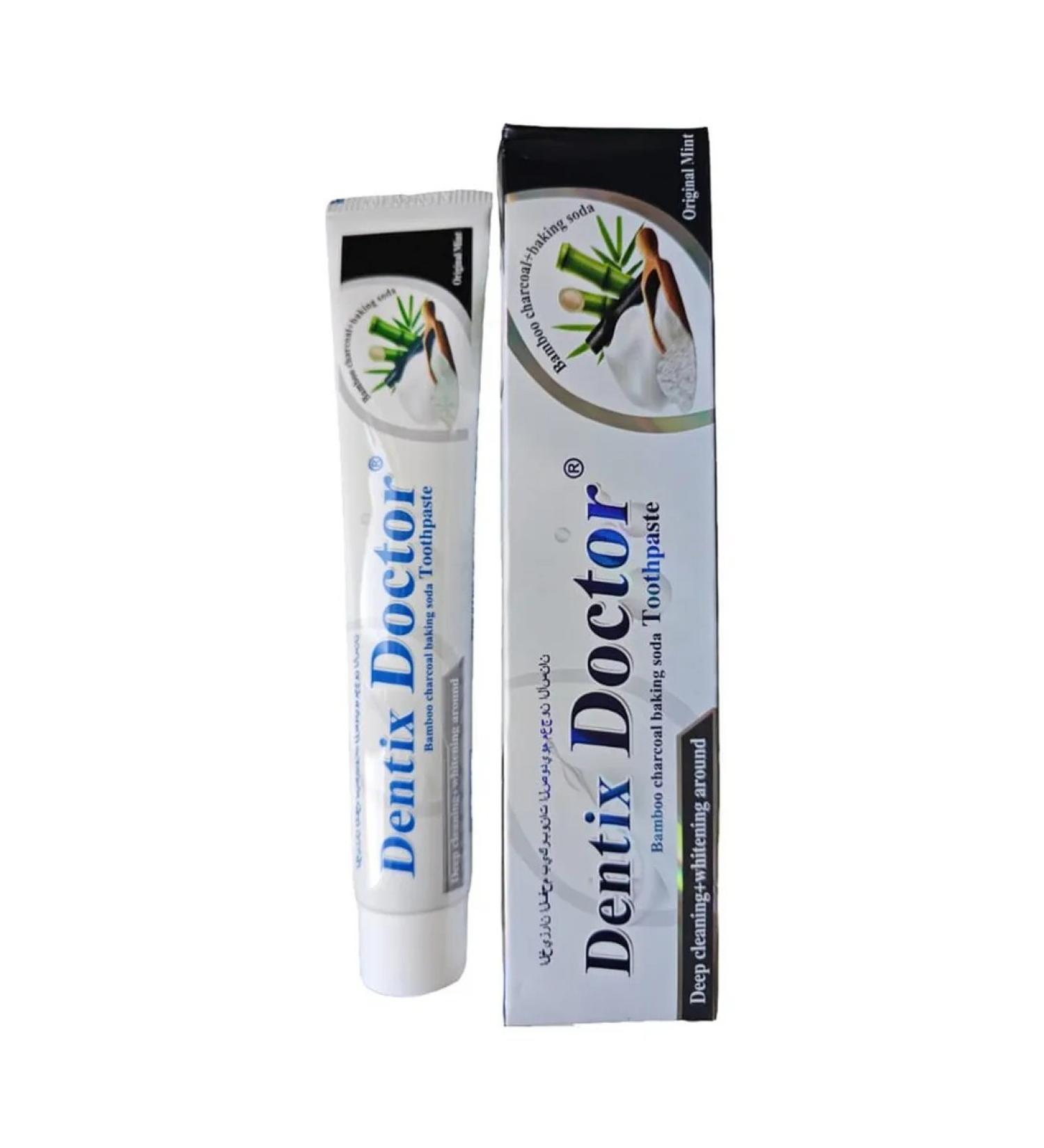 Dentix doctor toothpaste with bamboo coal