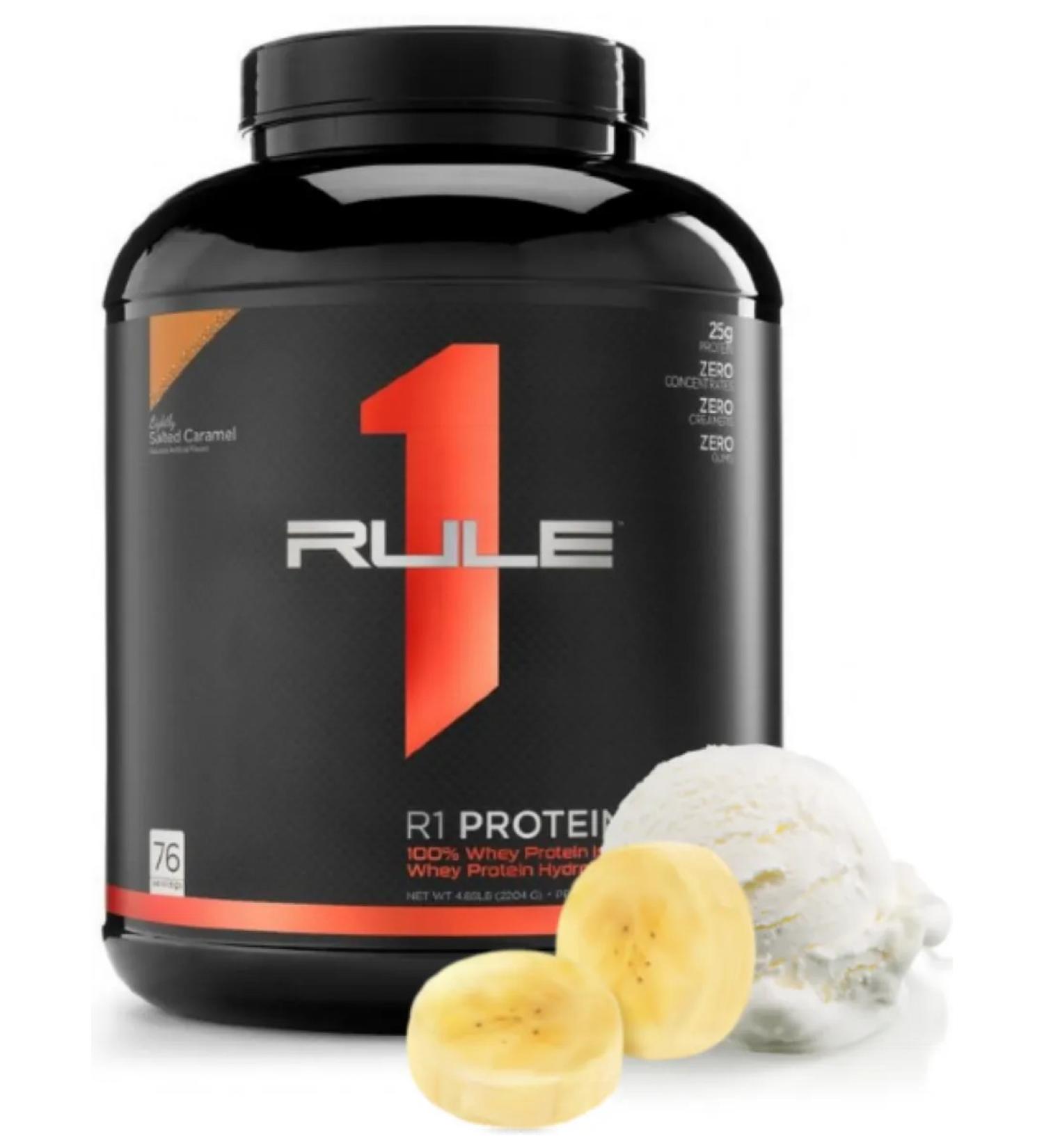 Rule 1 Protein isolate Protein 2270 g (banana ice cream)