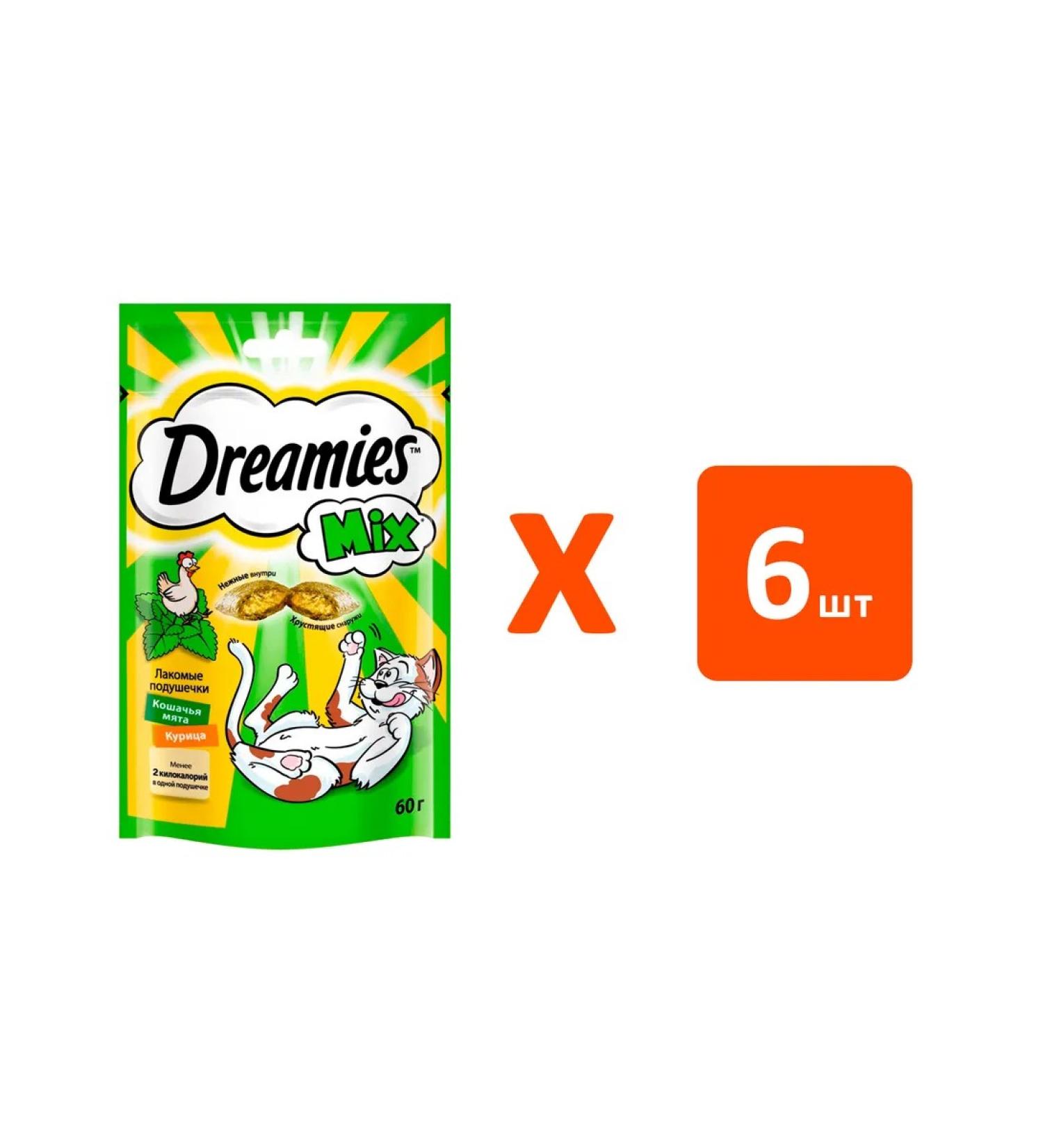 DREAMIES Mix bag for cats chicken 60 g 6 pcs