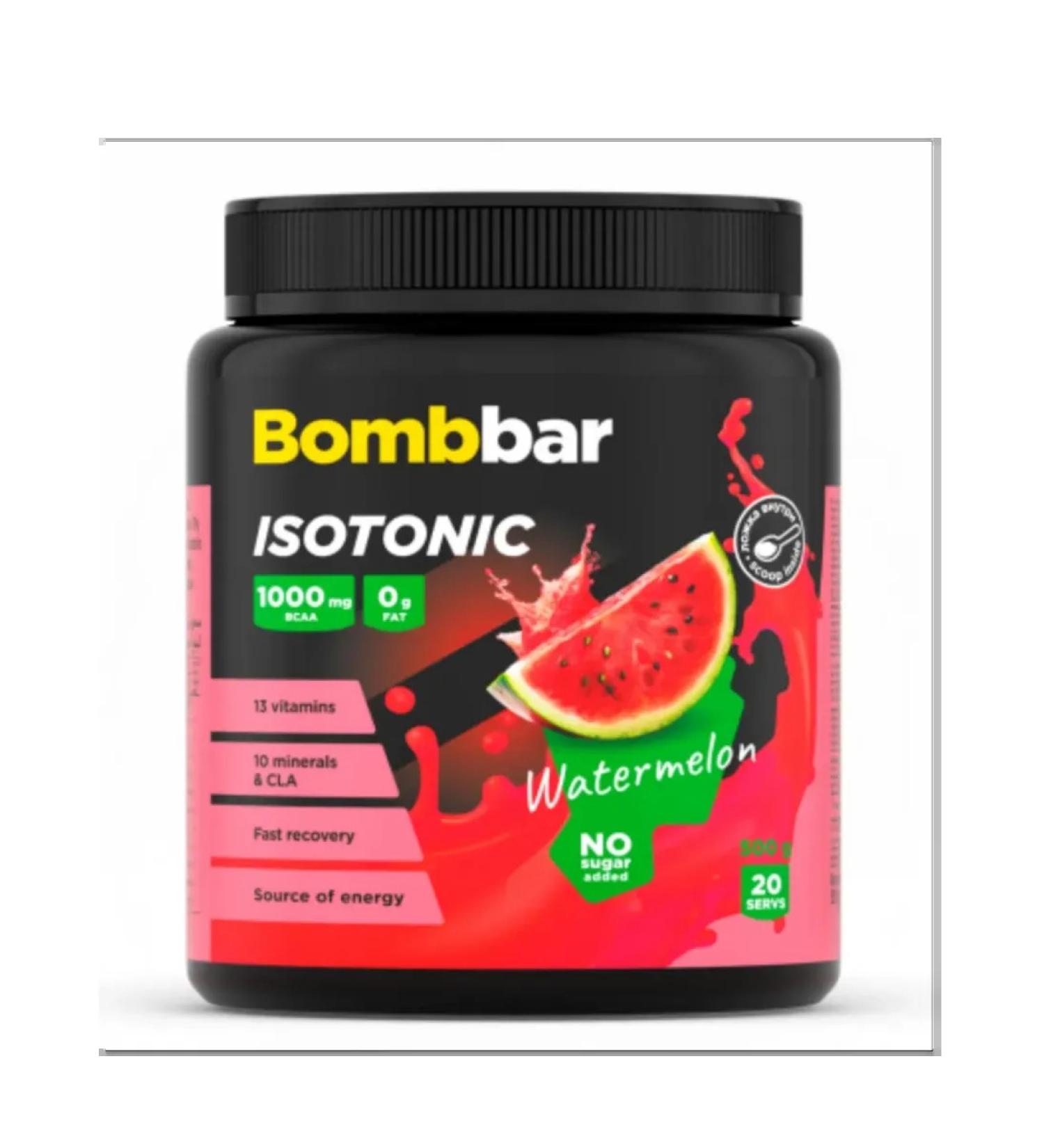 BombBar Isotonic 500 gr watermelon - Buy Online on GoSupps.com