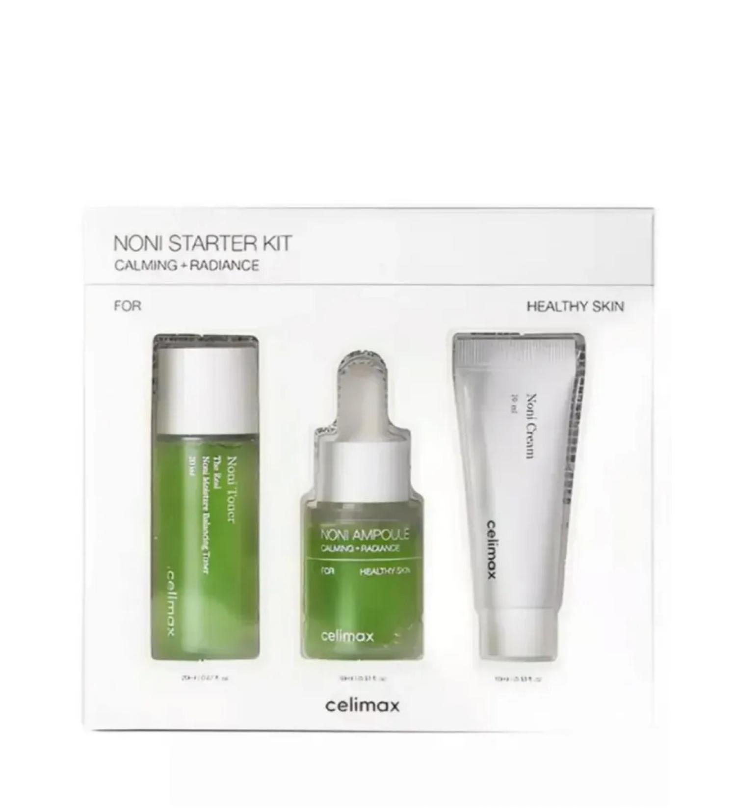 Celimax set of miniatures with noni cream toner serum - Buy Online on GoSupps.com