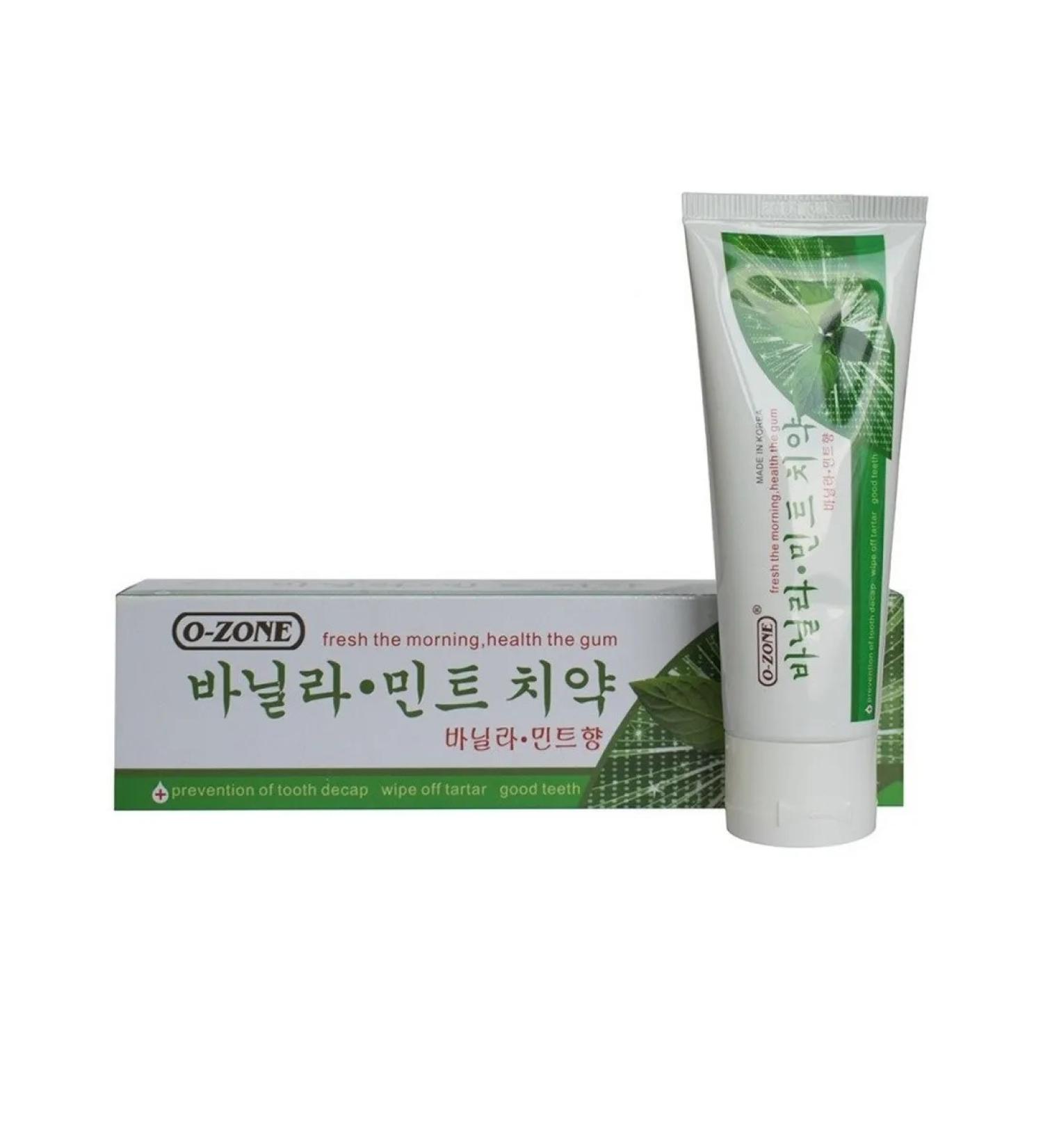 O-Zone Mint and vanilla toothpaste without fluoride 100 g