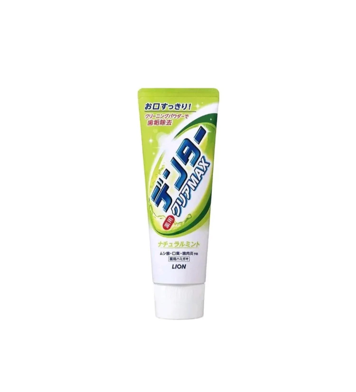 LION Dentor Clear Max Natural Mint toothpaste with microgranuli
