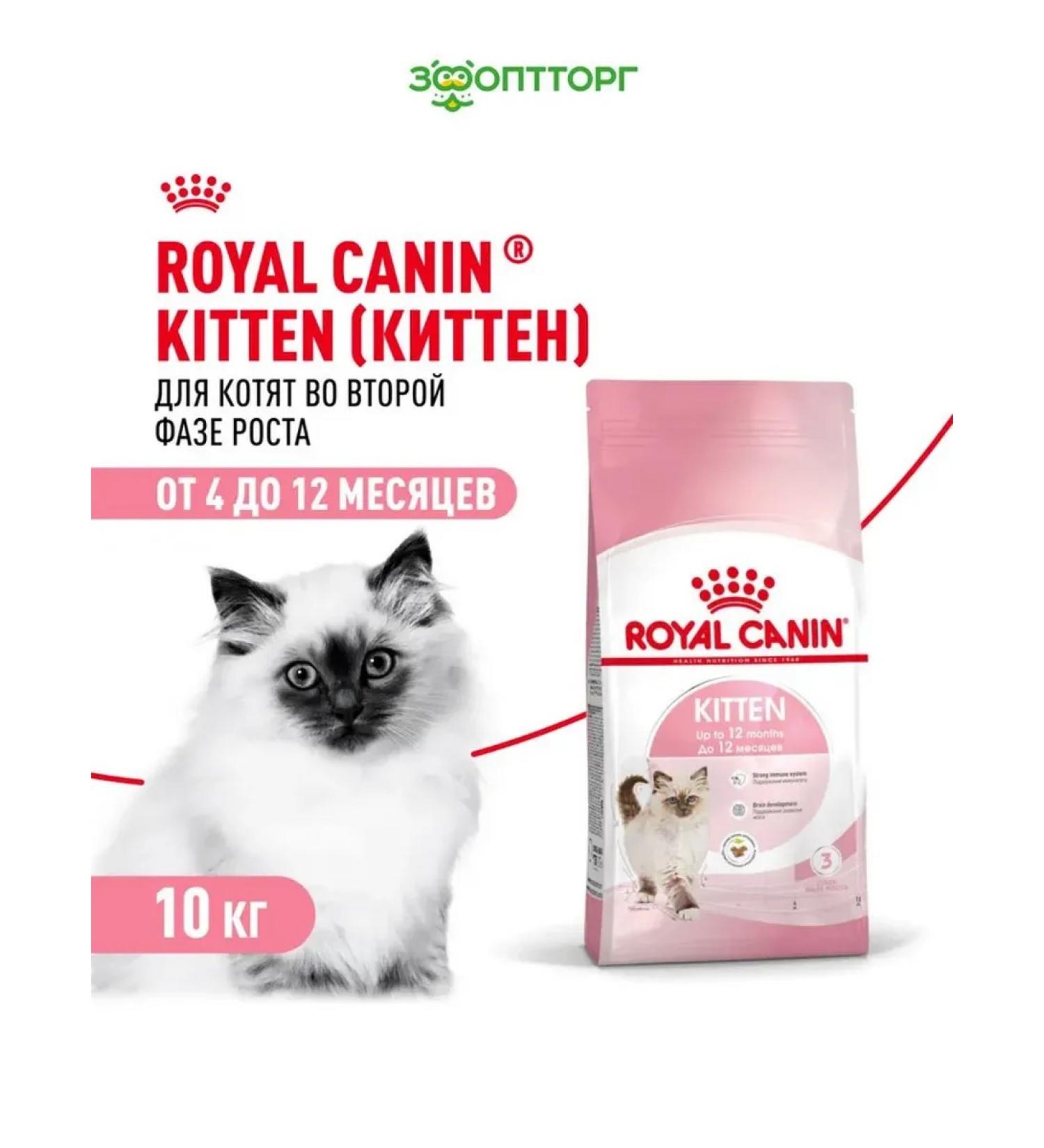 Royal Canin Dry food for kittens from 4 months with chicken - Buy Online on GoSupps.com