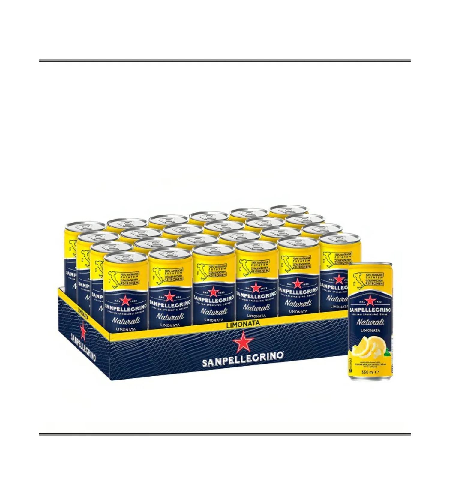 S Pellegrino Gas. San Pellegrino 0.33l.x 24pcs. lemon
