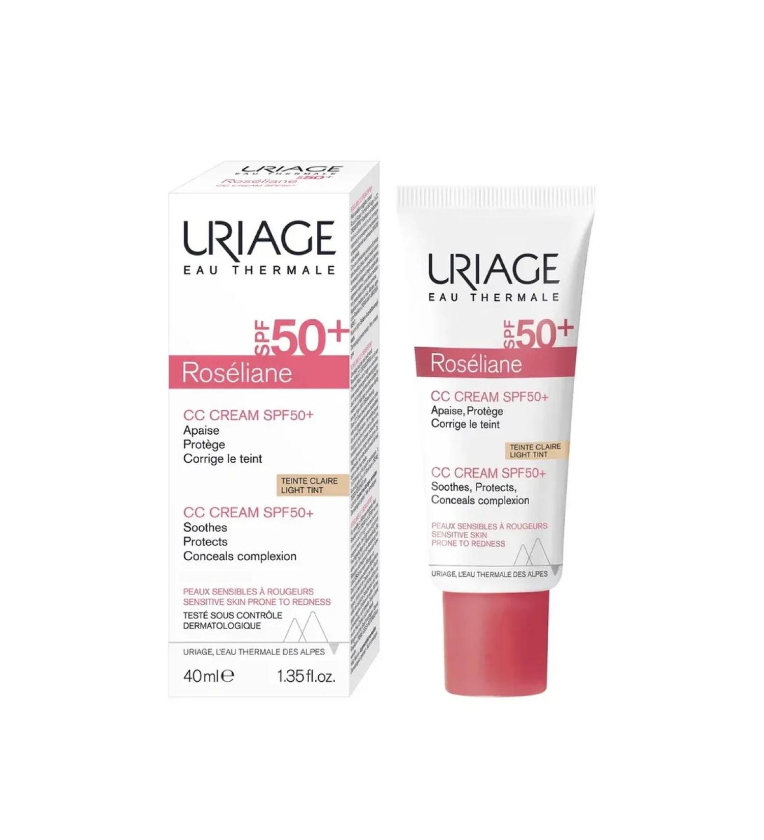 URIAGE Uryazh Roselian SS Cream SPF 50+ 40 ml Light