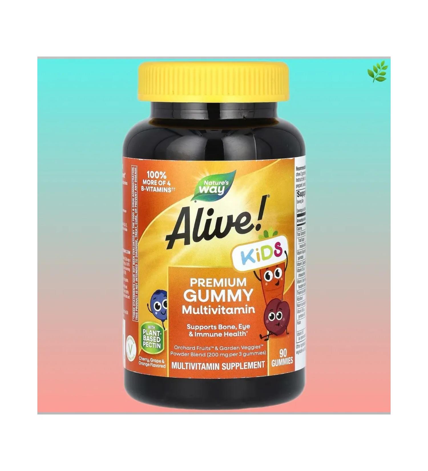Nature's Way Alive! Kids chewing multivitamins for children