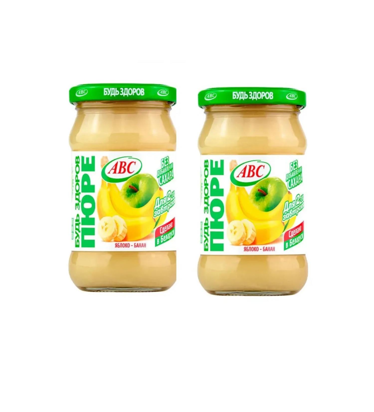 ABC Apple-banannaya puree 450 g 2 pcs