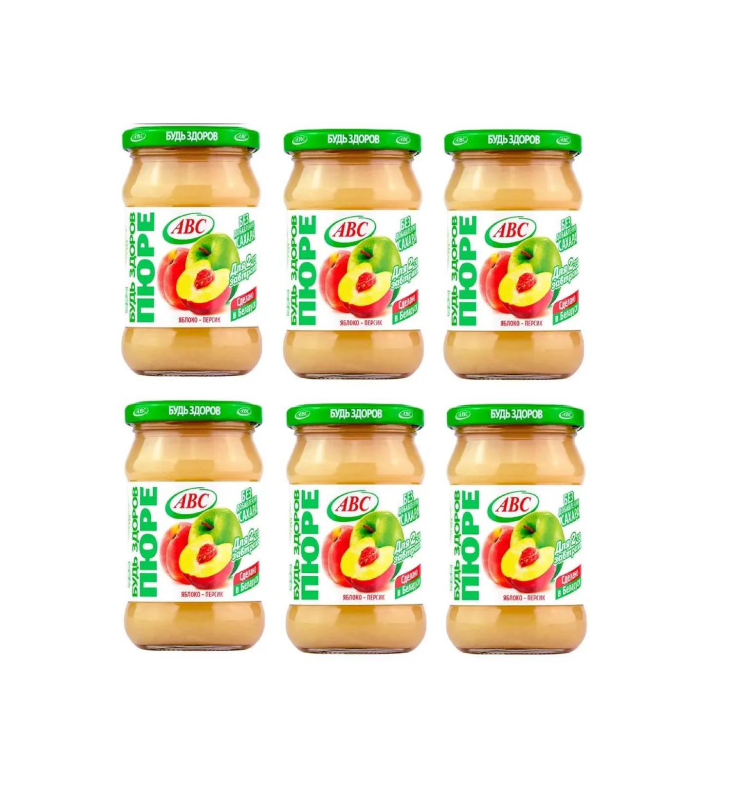 ABC Apple-peach-peach 450 g 6 pcs - Buy Online on GoSupps.com