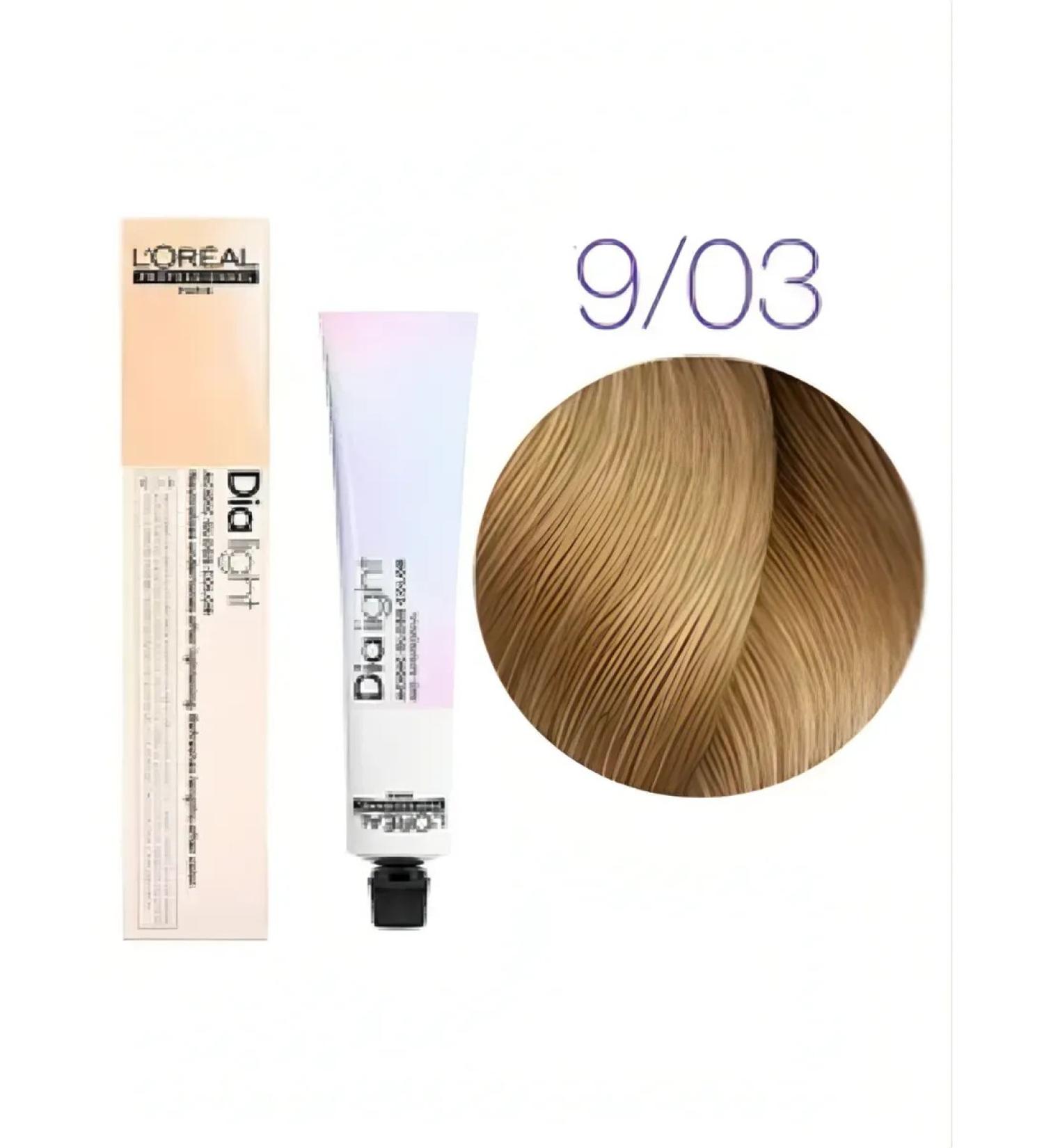 L'Oreal Professionnel Hair dye Dia Light Dialaide 9.03 50 ml - Buy Online on GoSupps.com