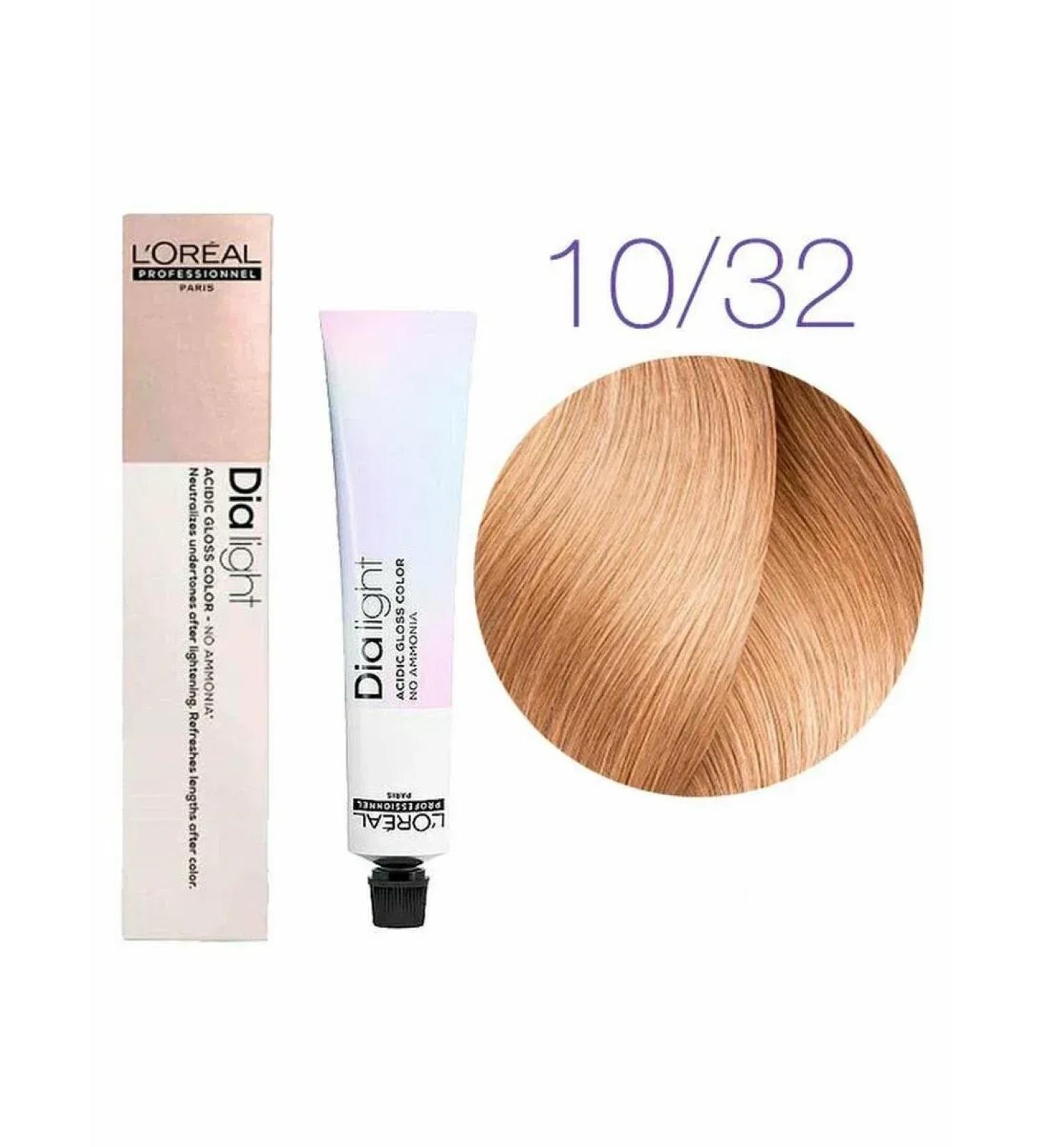 L'Oreal Professionnel Hair dye Dia Light Dialaide 10.32 50 ml - Buy Online on GoSupps.com