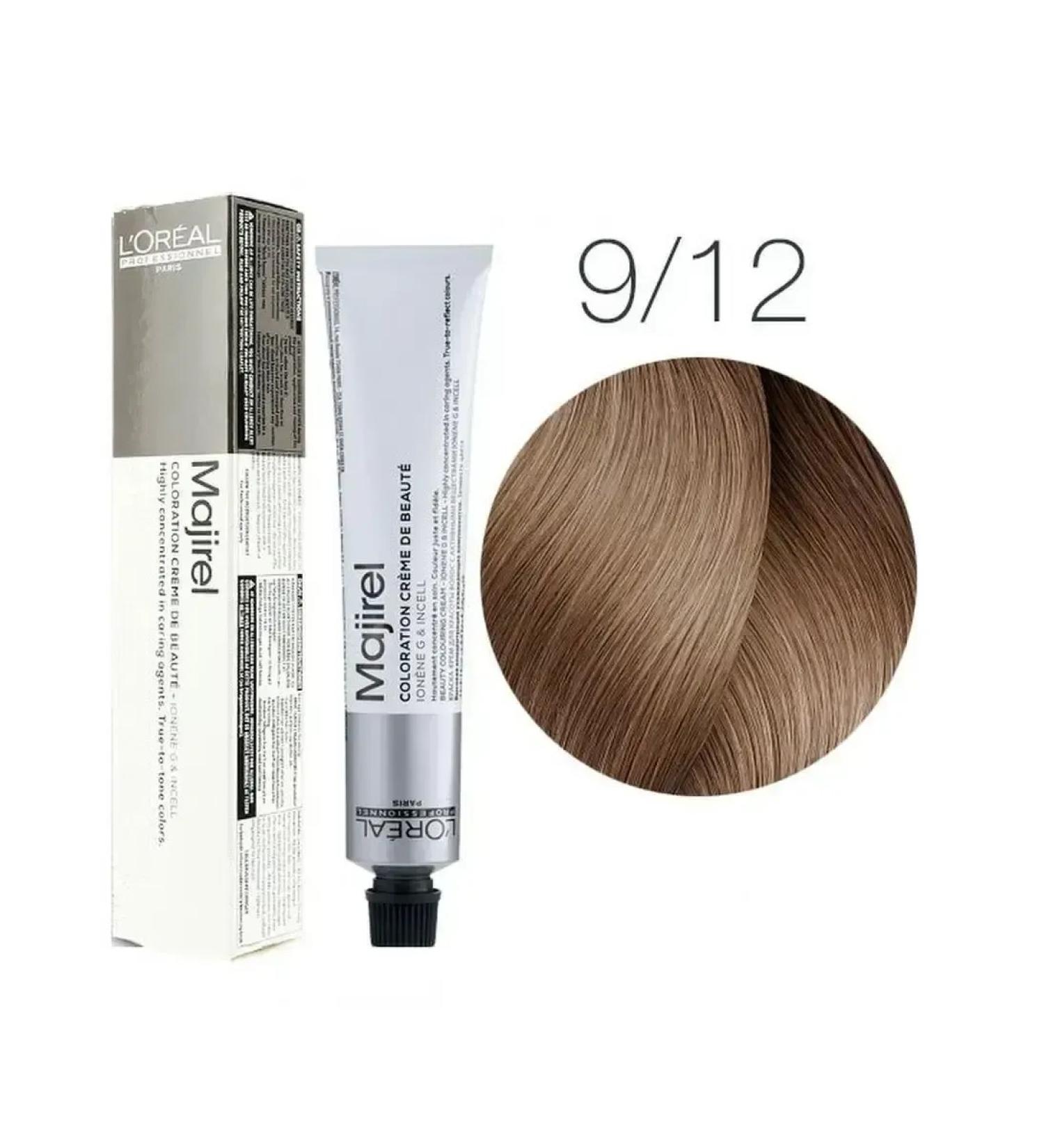 L'Oreal Professionnel Hair dye Majirel 9.12 Mazhirel 50 ml - Buy Online on GoSupps.com