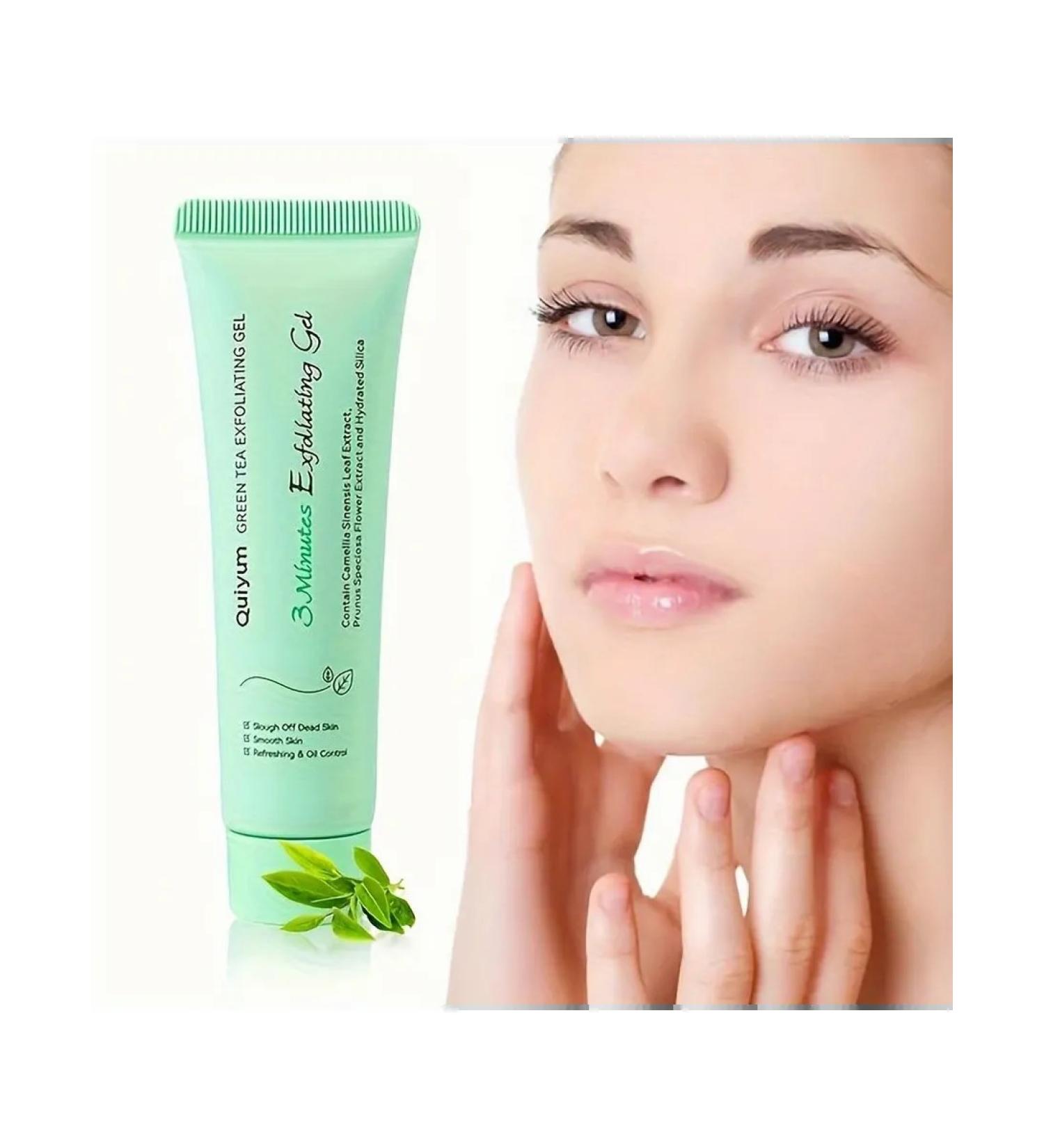 Exfoliating gel with green tea for deep cleansing - Buy Online on GoSupps.com