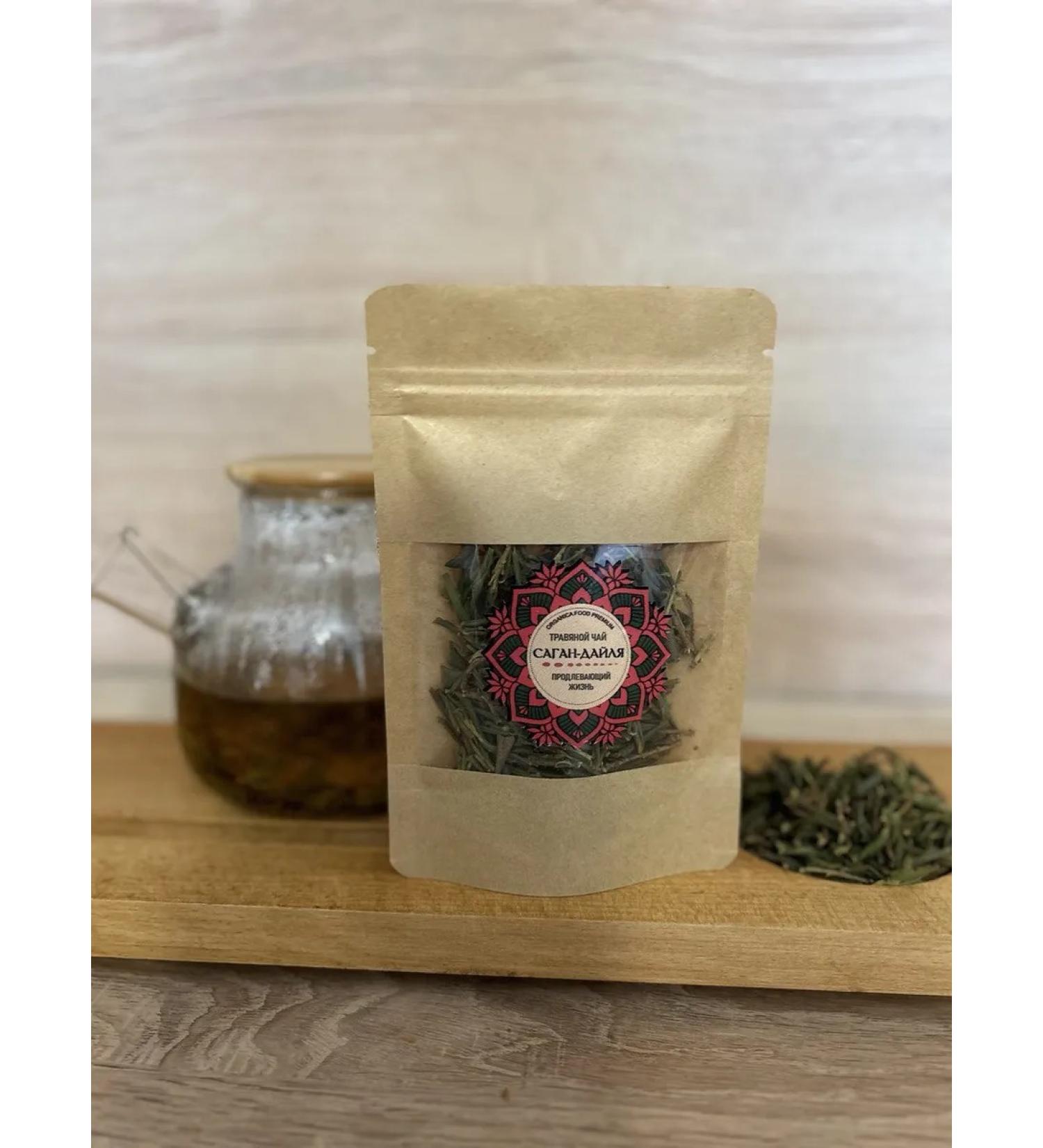 Organica Food Premium Sagan Dylya herbal green tea 50 g - Buy Online on GoSupps.com