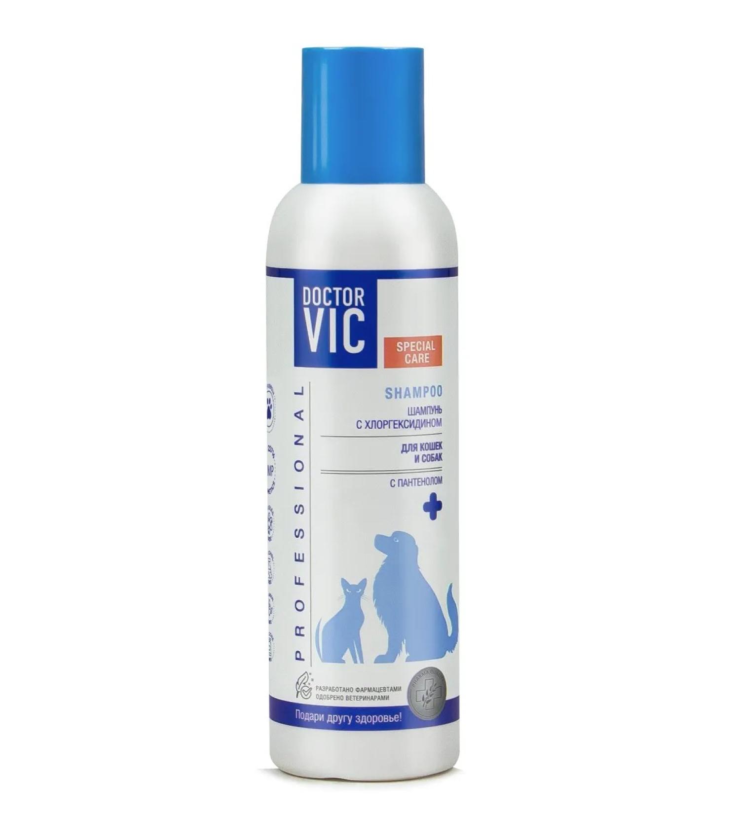 Doctor VIC Cat and dogs with chlorhexidine - Buy Online on GoSupps.com