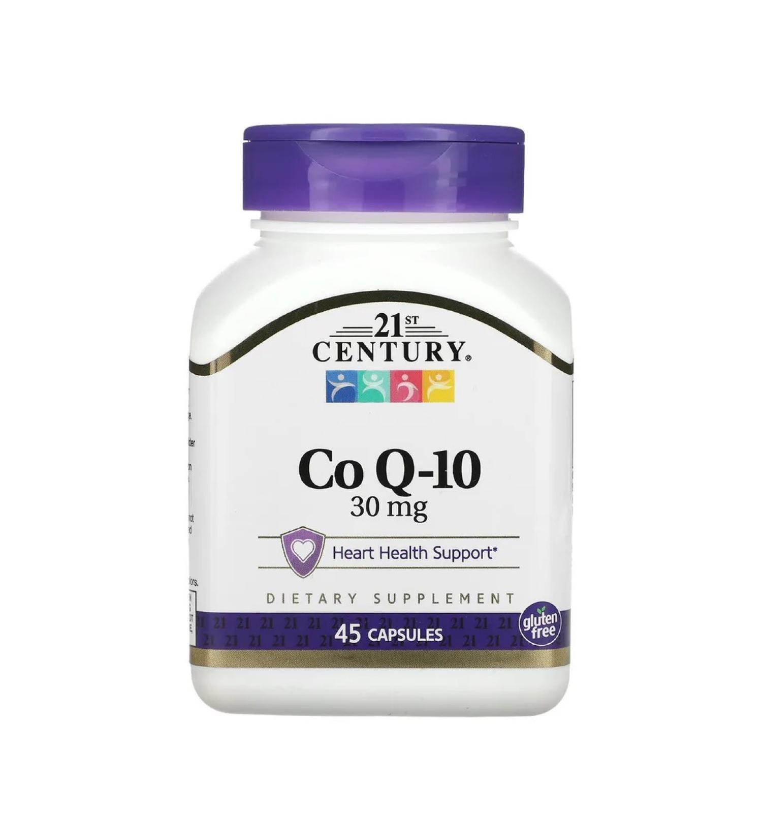 21st Century Coenzyme CO Q-10 30 mg 45 capsules - Buy Online on GoSupps.com