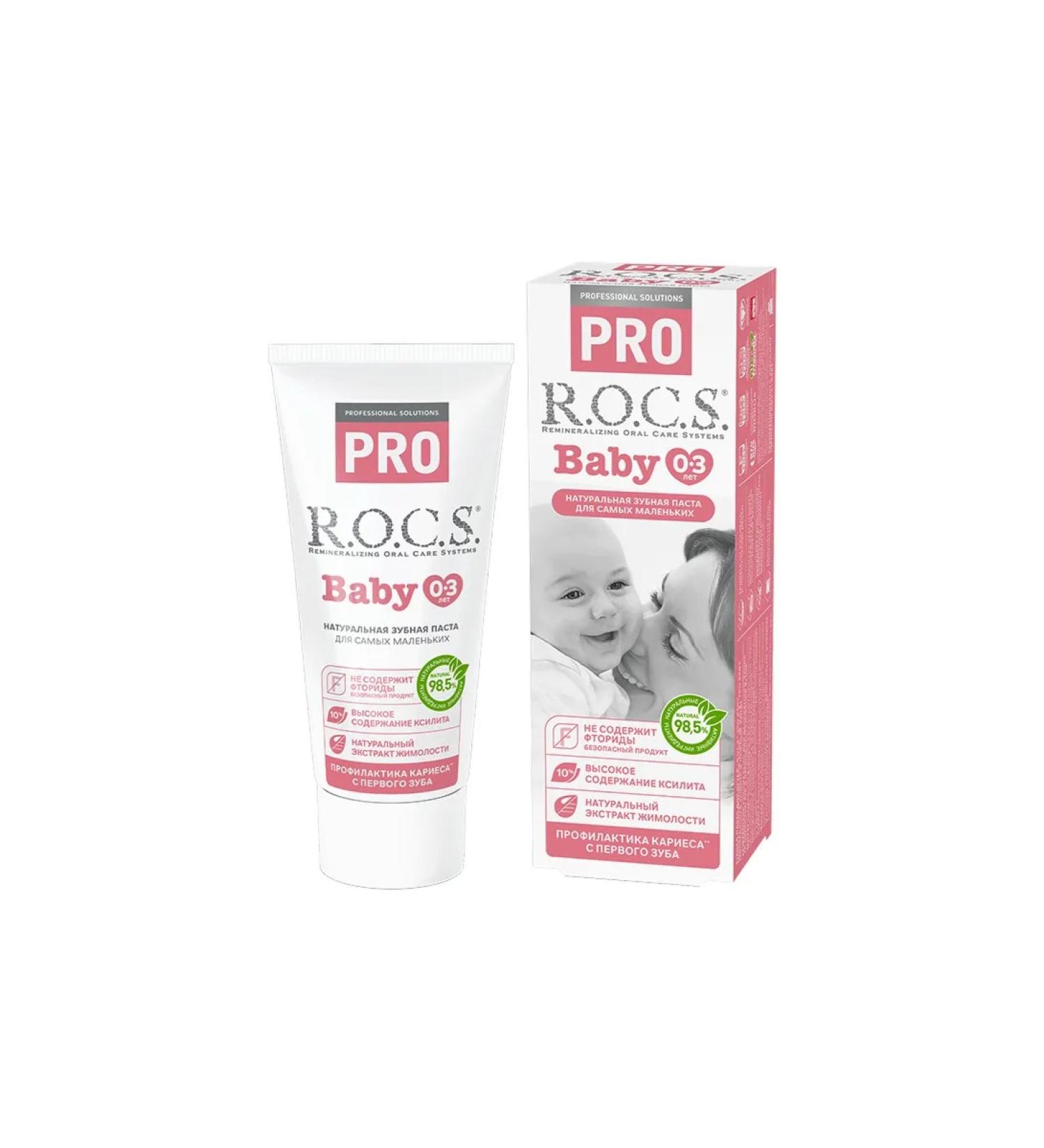 ROCS Toothpaste Pro Baby Mineral Protection 45 gr