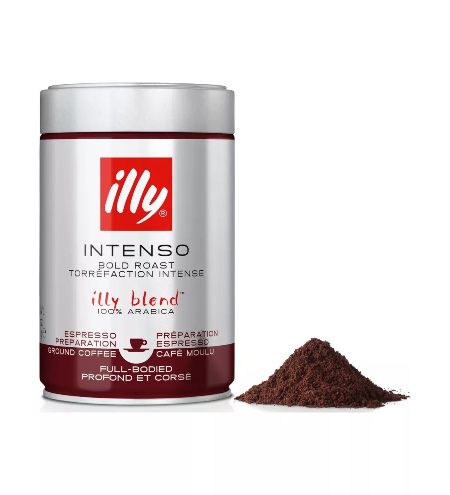 illy Ground coffee dark frying Intenso Bank 250 g - Buy Online on GoSupps.com