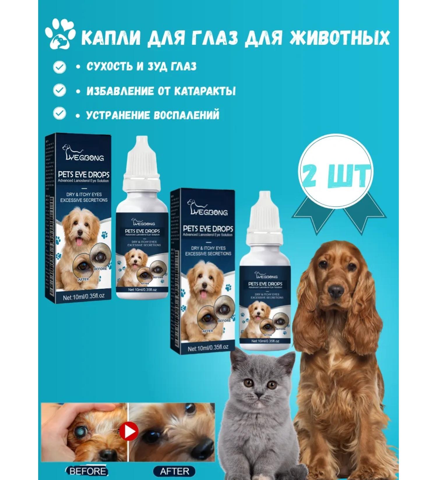Eye drops of animal antibacterial 10 ml - Buy Online on GoSupps.com