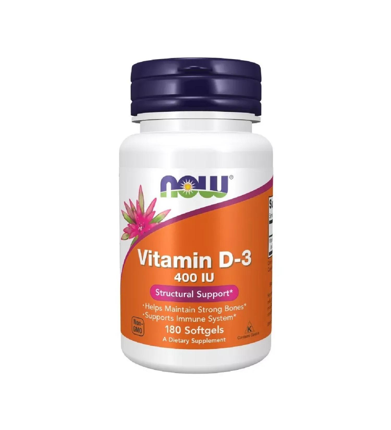 Now vitamin D-3 180 pcs capsule weighing 300 mg-1pcs