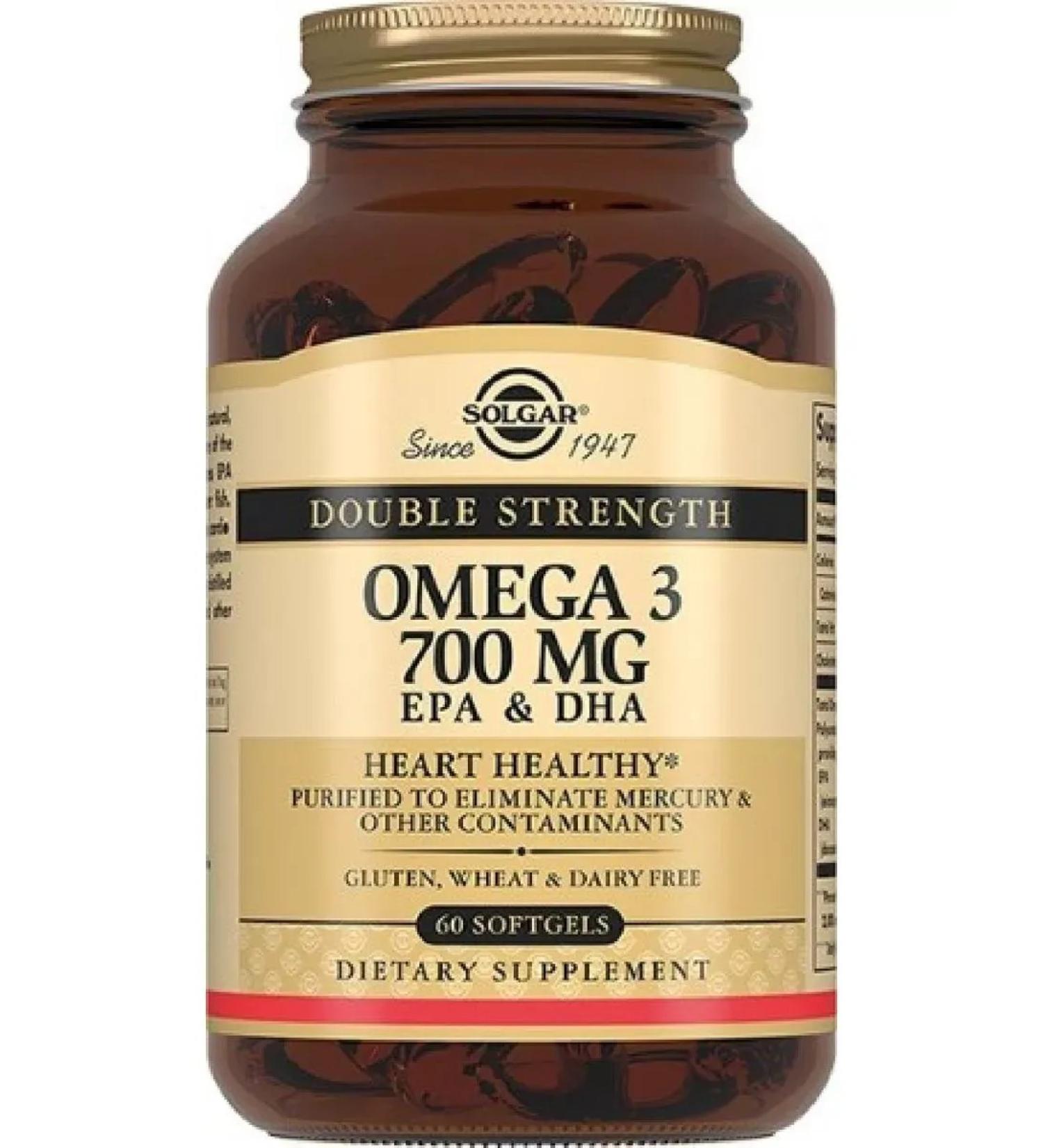 Solgar Double Omega-3 EPK DGK 60 pcs capsules-1 pcs - Buy Online on GoSupps.com