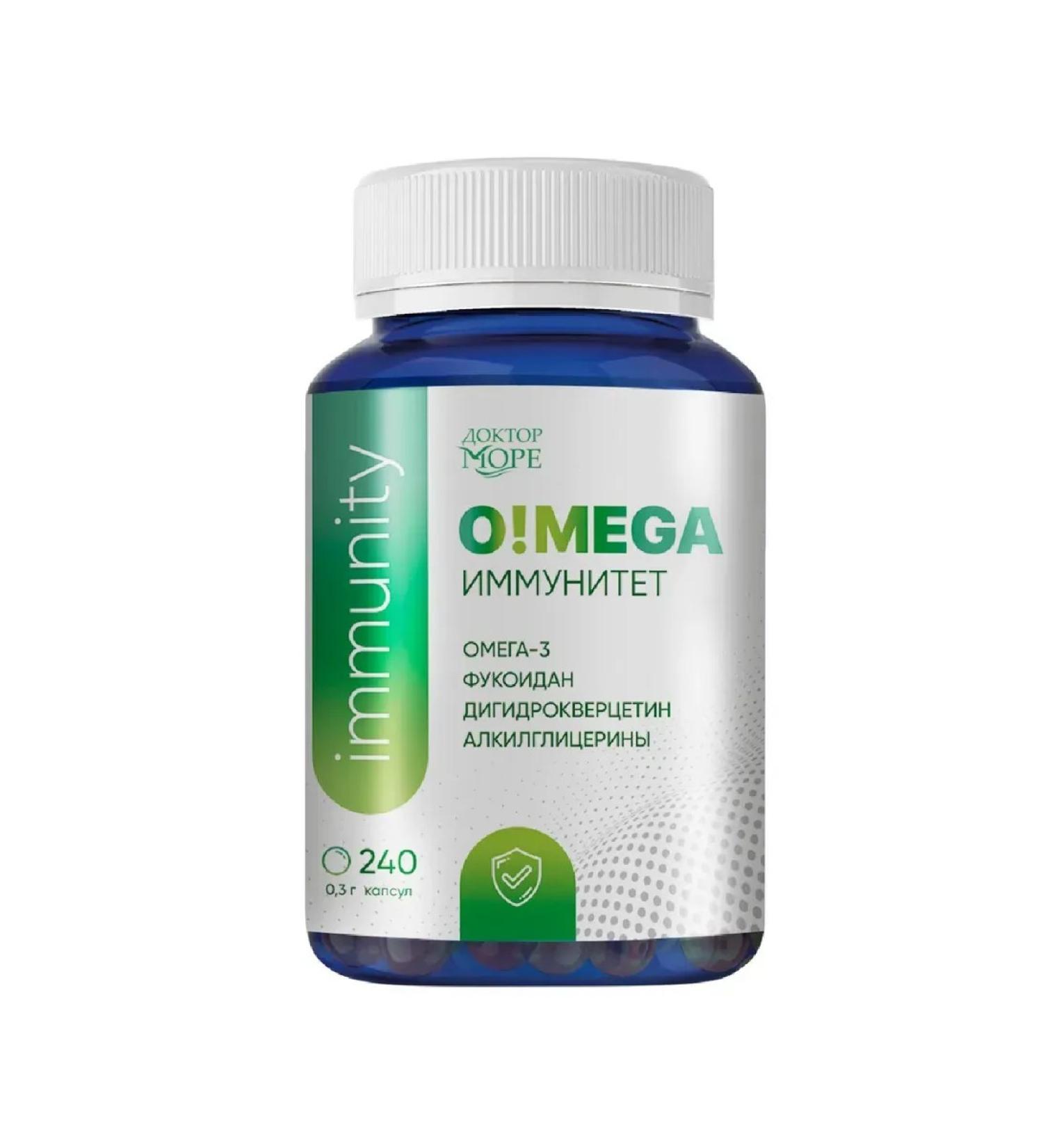 Doctor Sea Omega immunity capsule weighing 240 pcs. 300 mg -1 units - Buy Online on GoSupps.com