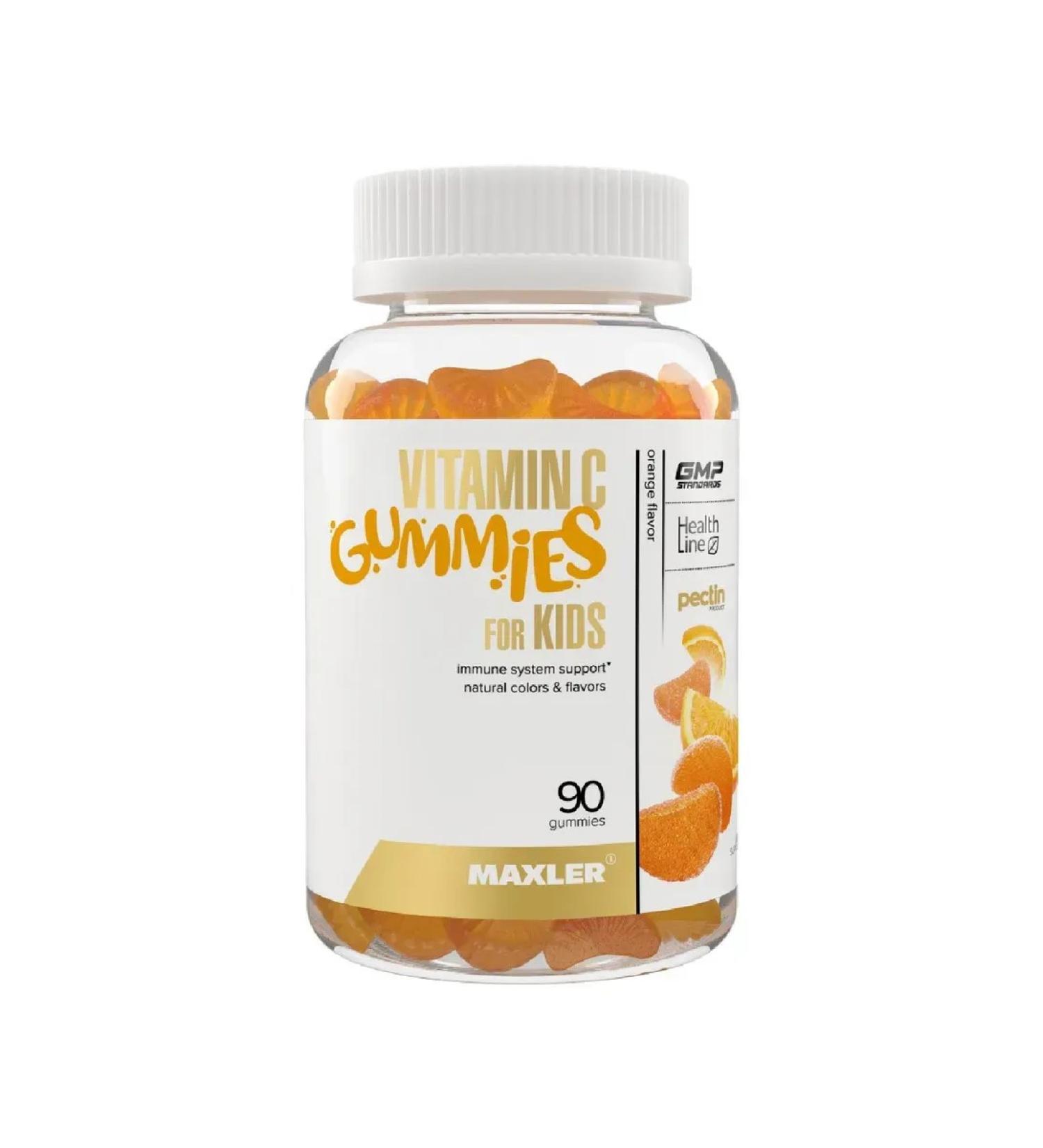 Maxler Vitamin C Gammiz for children 90 pcs 2 g orange - Buy Online on GoSupps.com