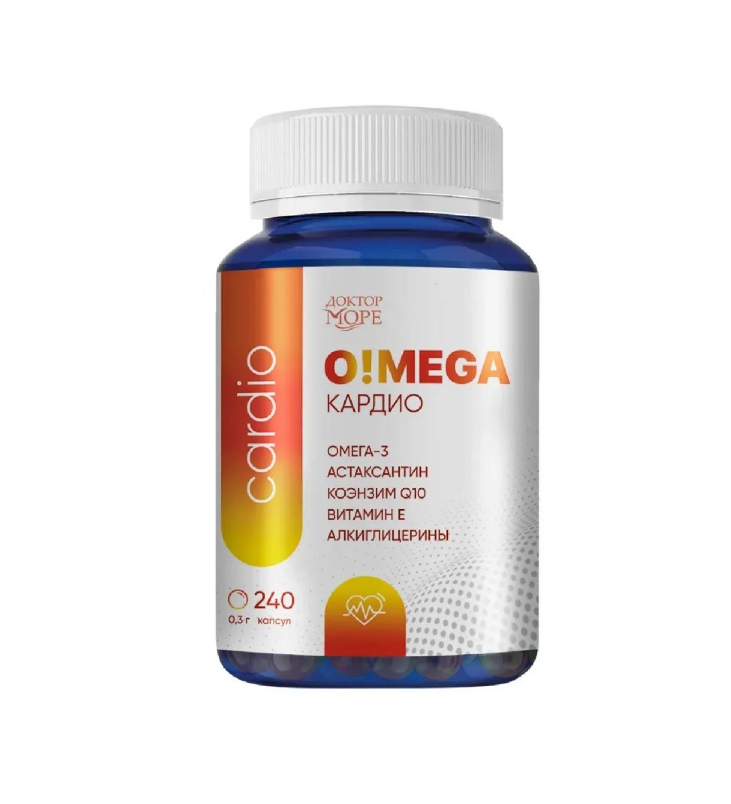Doctor Sea Omega cardio capsule weighing 240 pcs. 300 mg -1 units - Buy Online on GoSupps.com