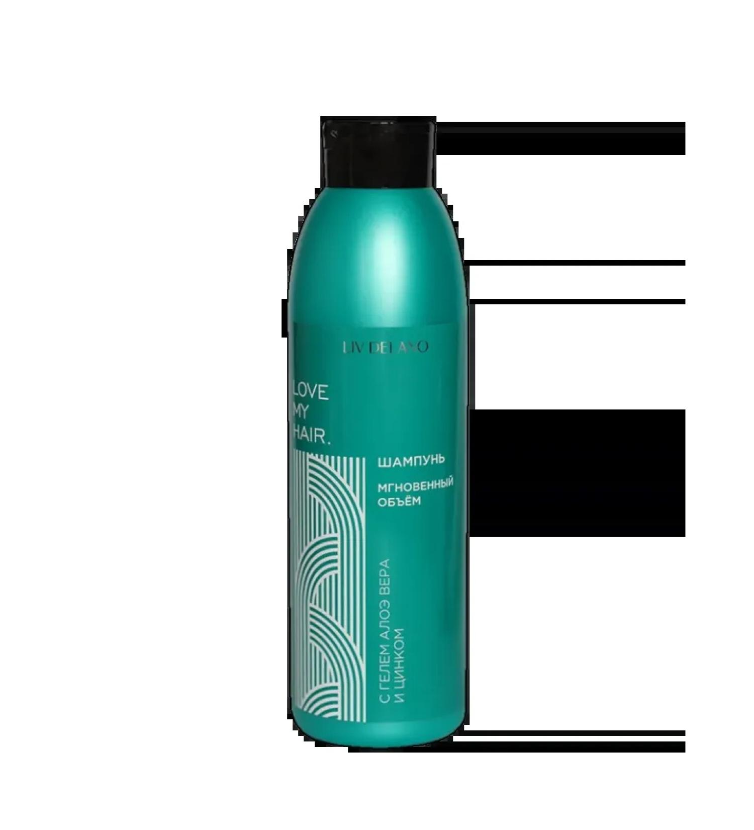 Liv Delano Hair shampoo instant volume Ilove my hair 1 liter