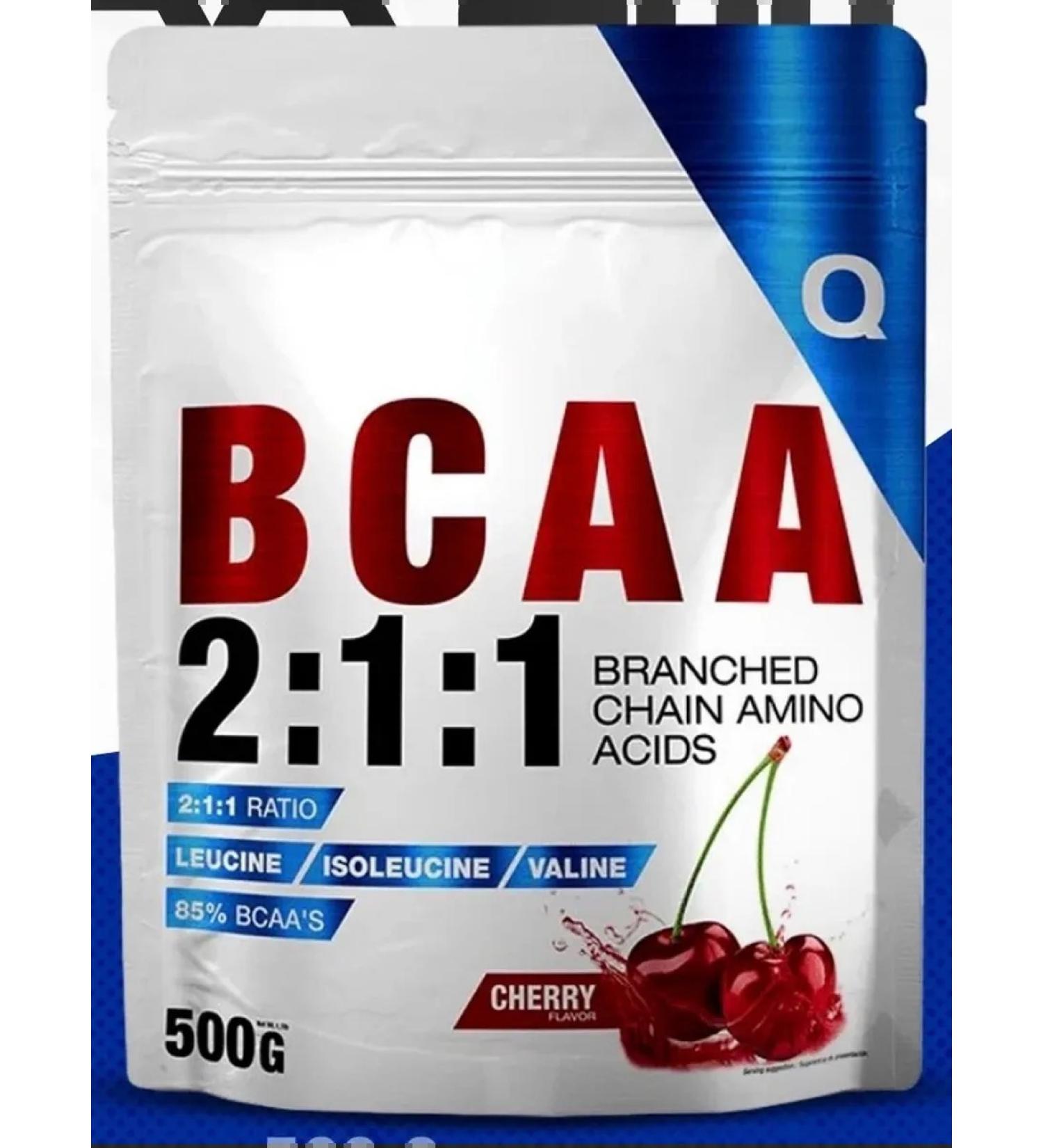 Quamtrax Nutrition Amino acid complex BCAA 500G Cherry