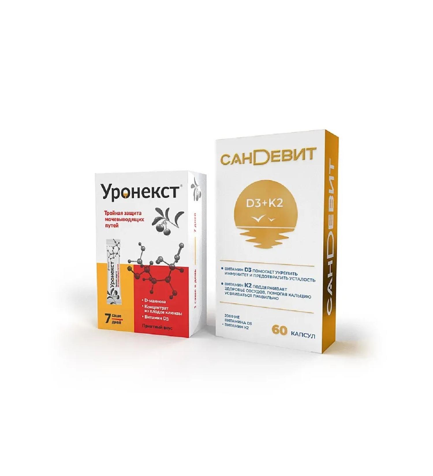  Set Sandhevit N60 KAPS + DRIONKST N7 150mg 2.6g -4 pcs - Buy Online on GoSupps.com