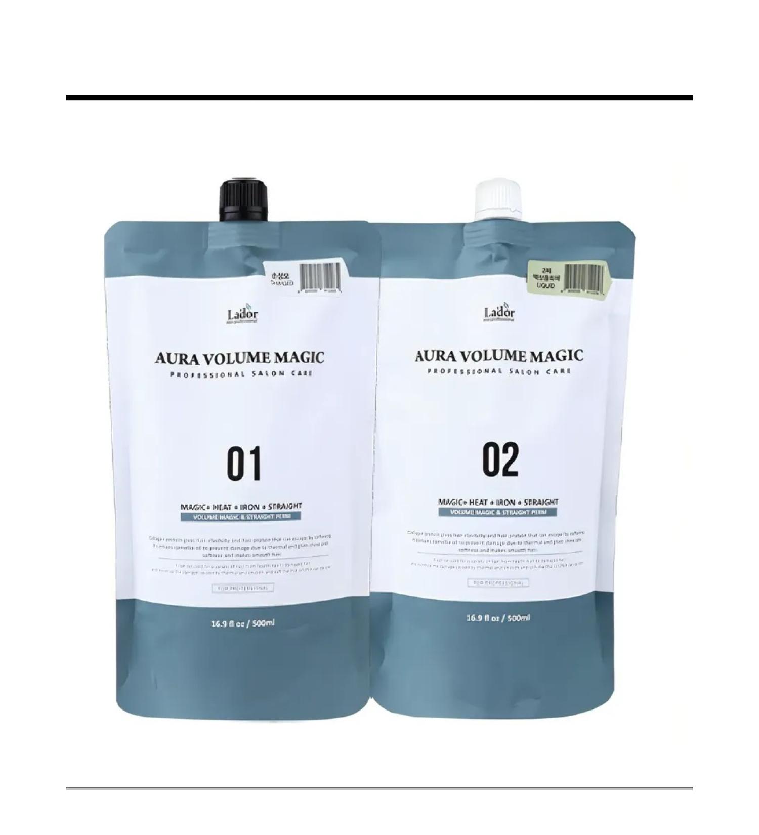 LADOR Korean cosmetics Complex for the volume and straightening of hair 2 pcs 500ml