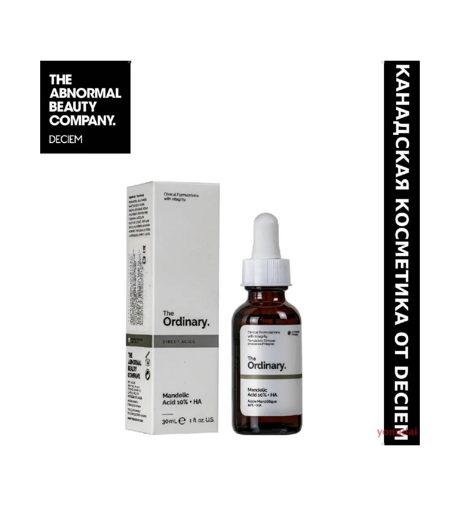 Facial Piling The Ordinary Mandelic Acid 10% + Ha 30 ml - Buy Online on GoSupps.com