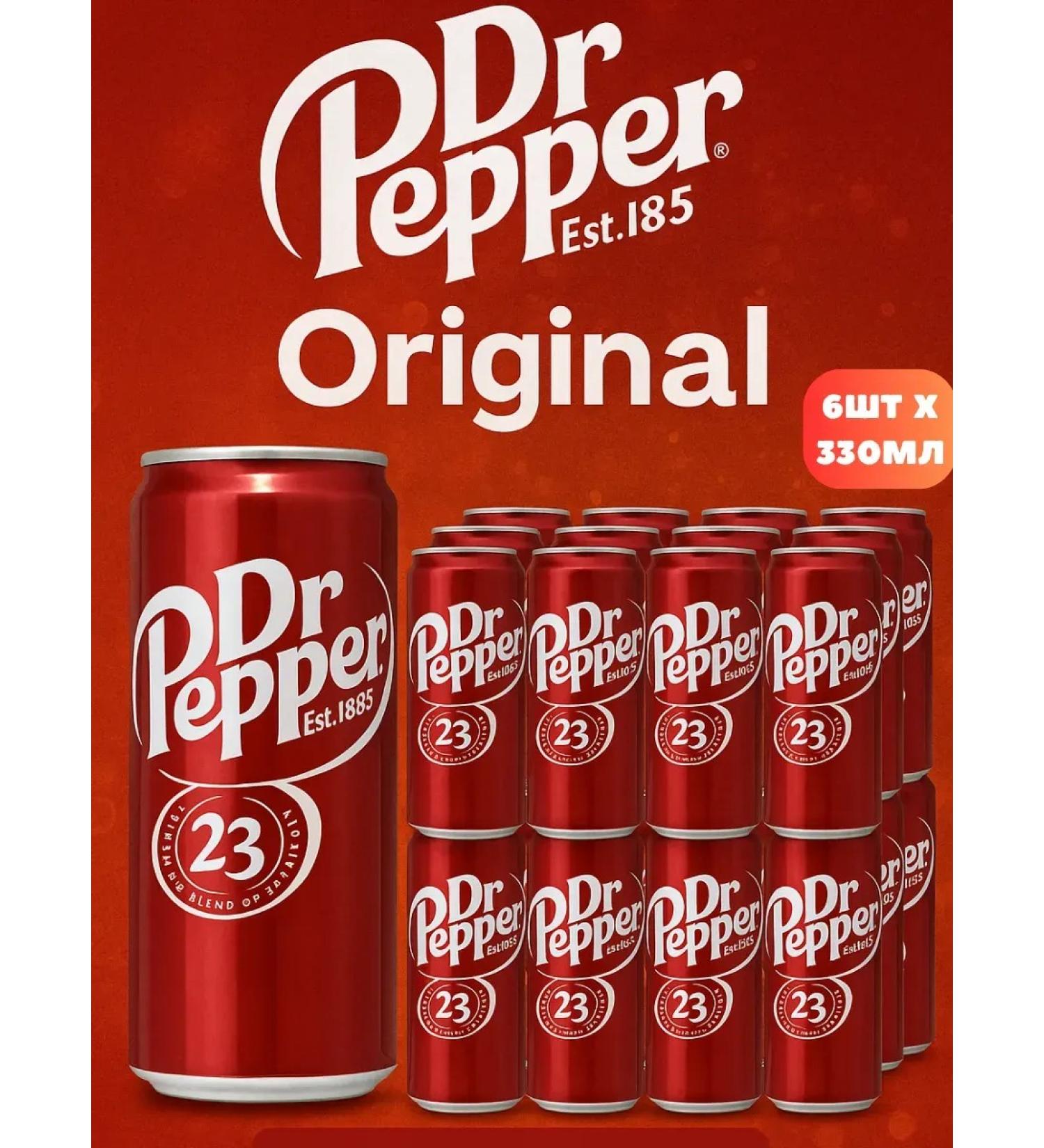 DR Pepper Original 6 pcs x 0 33 l