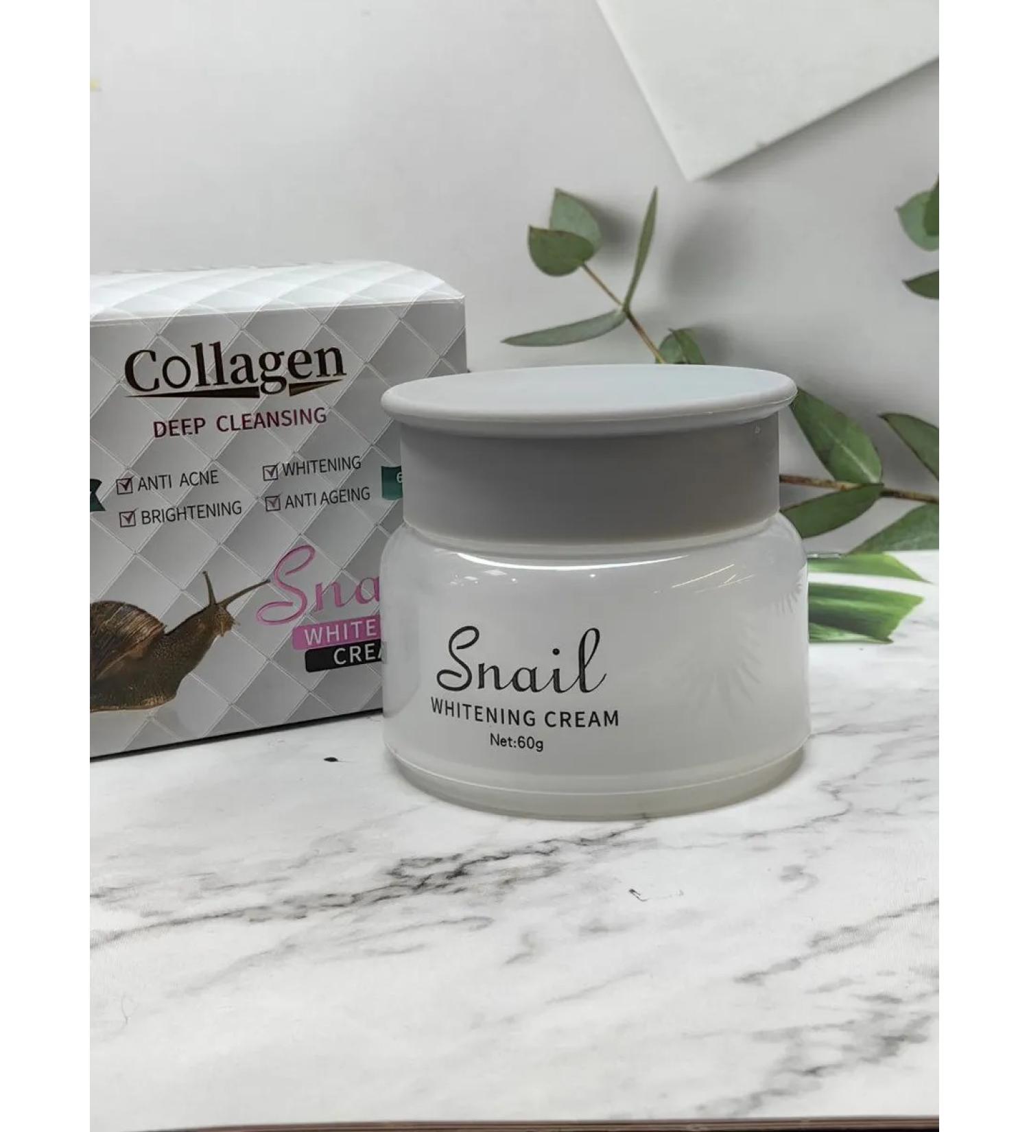 cosmetics sale Whitening face cream with collagen and mucin snail - Buy Online on GoSupps.com