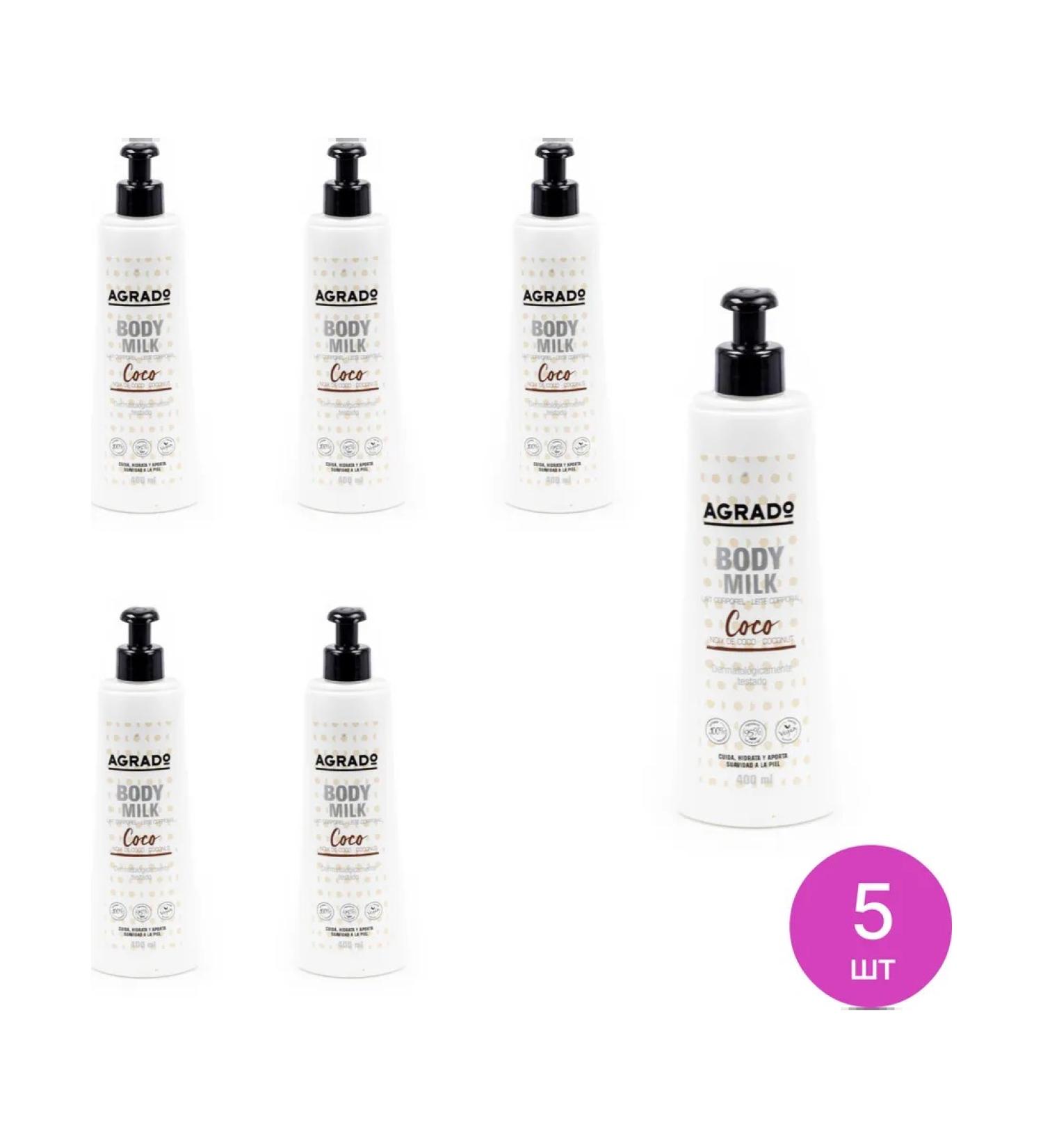 Agrado COCO Moner Moner with Coconut 400ml 5 pcs - Buy Online on GoSupps.com