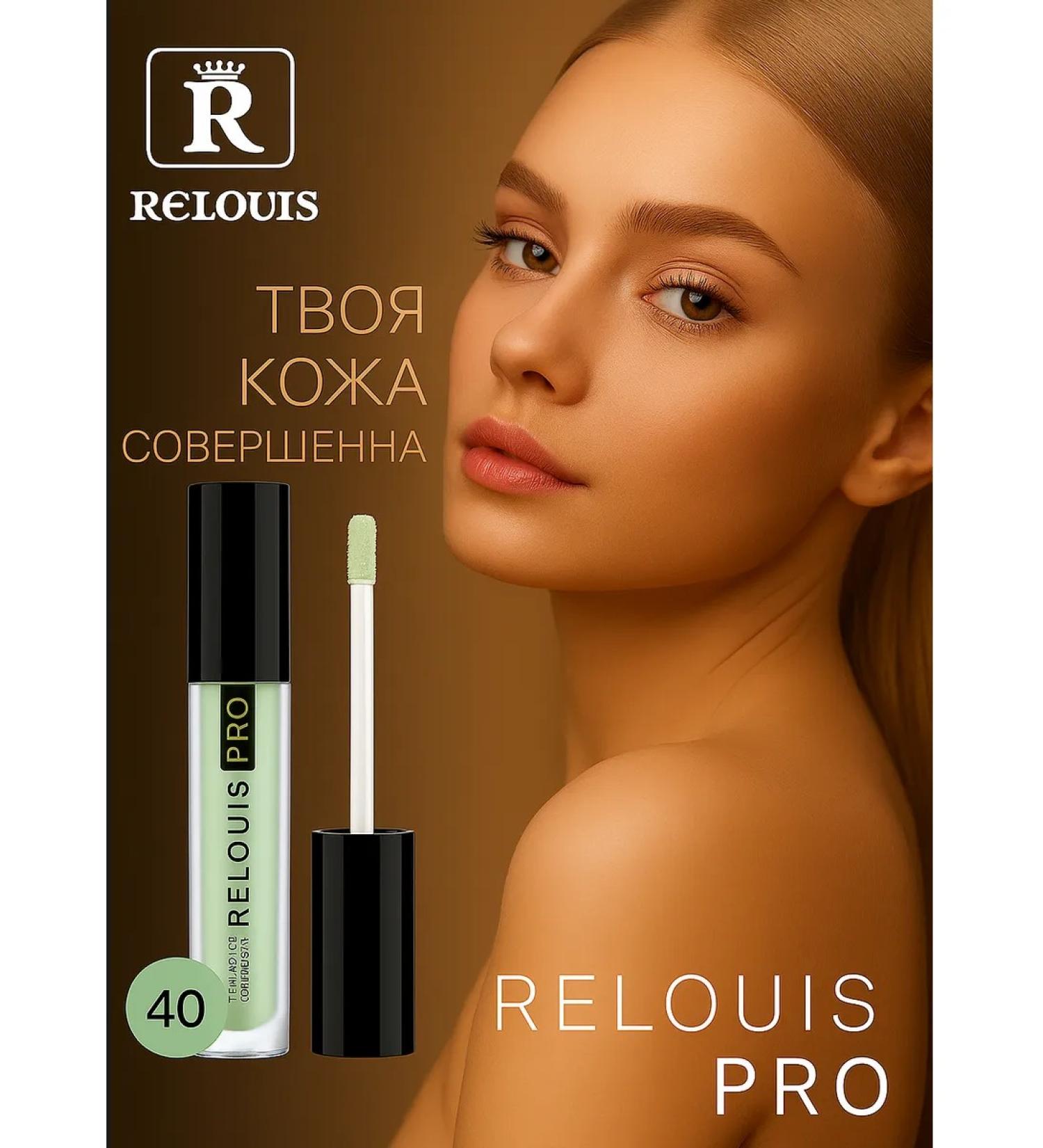 RELOUIS Facial corrector Pro Full Cover Corrector tone 40 green - Buy Online on GoSupps.com