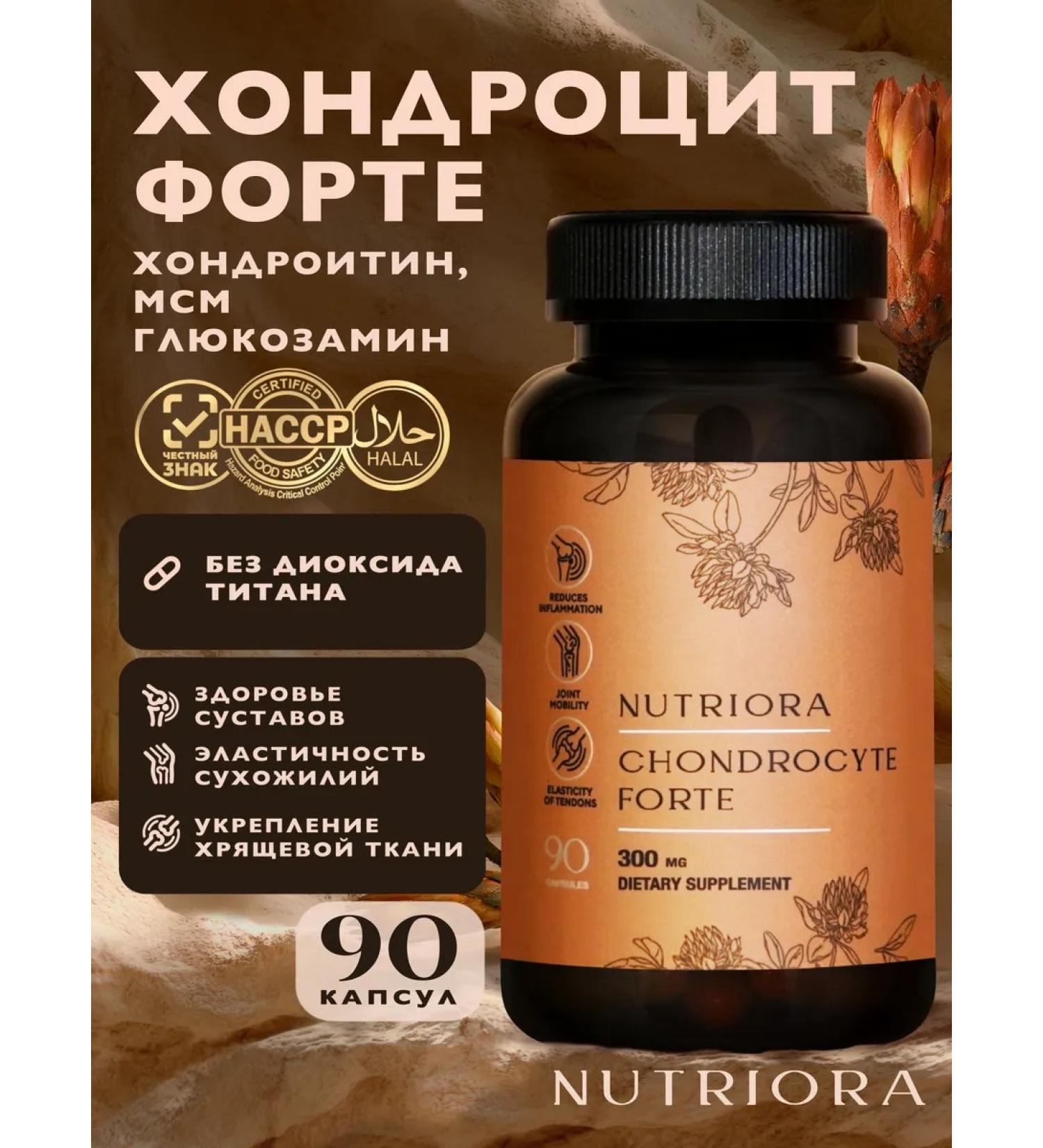 NUTRIORA Hondrocyte Forte for joints and ligaments (glucosamine) - Buy Online on GoSupps.com