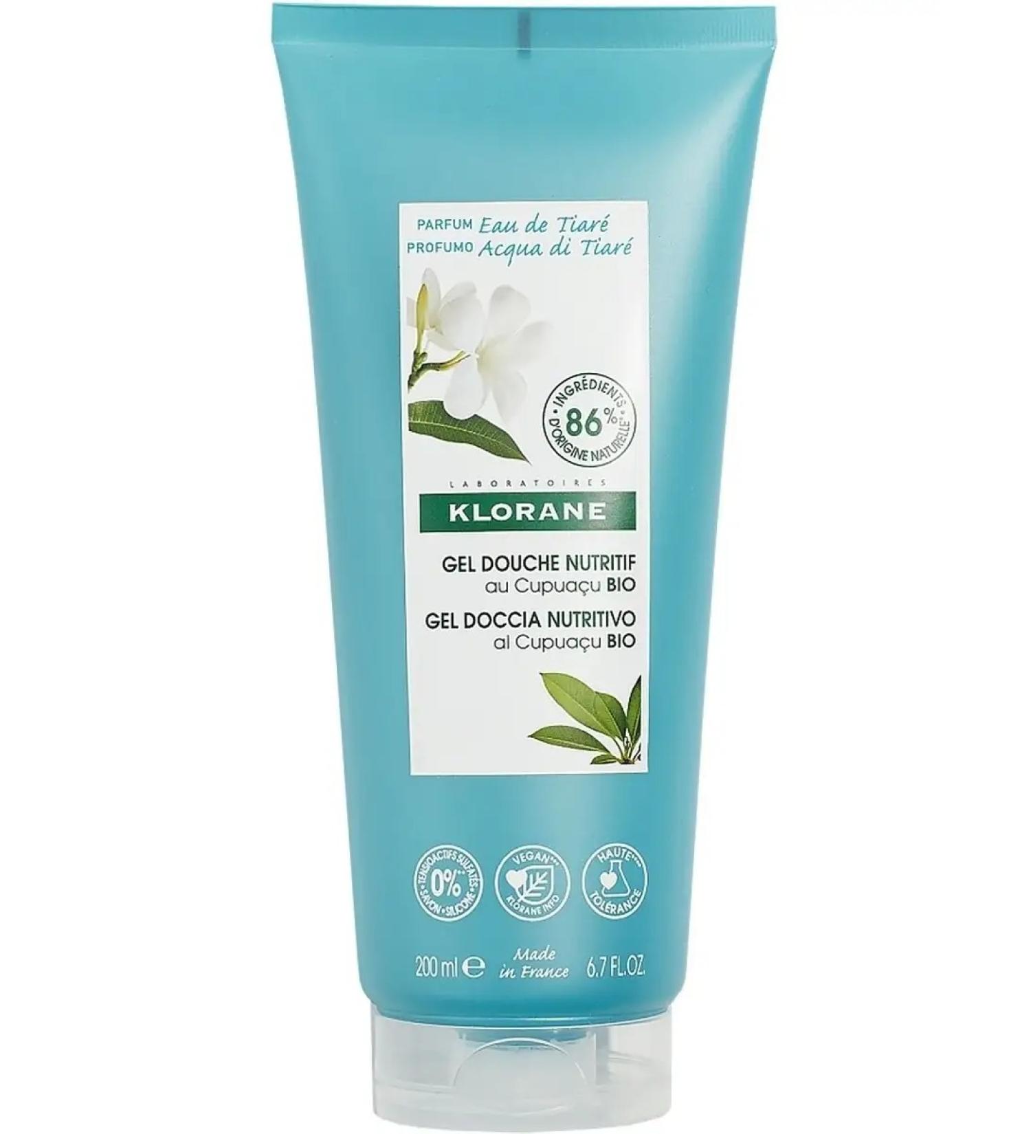 KLORANE Nutritional shower gel tiara water 200 ml - Buy Online on GoSupps.com