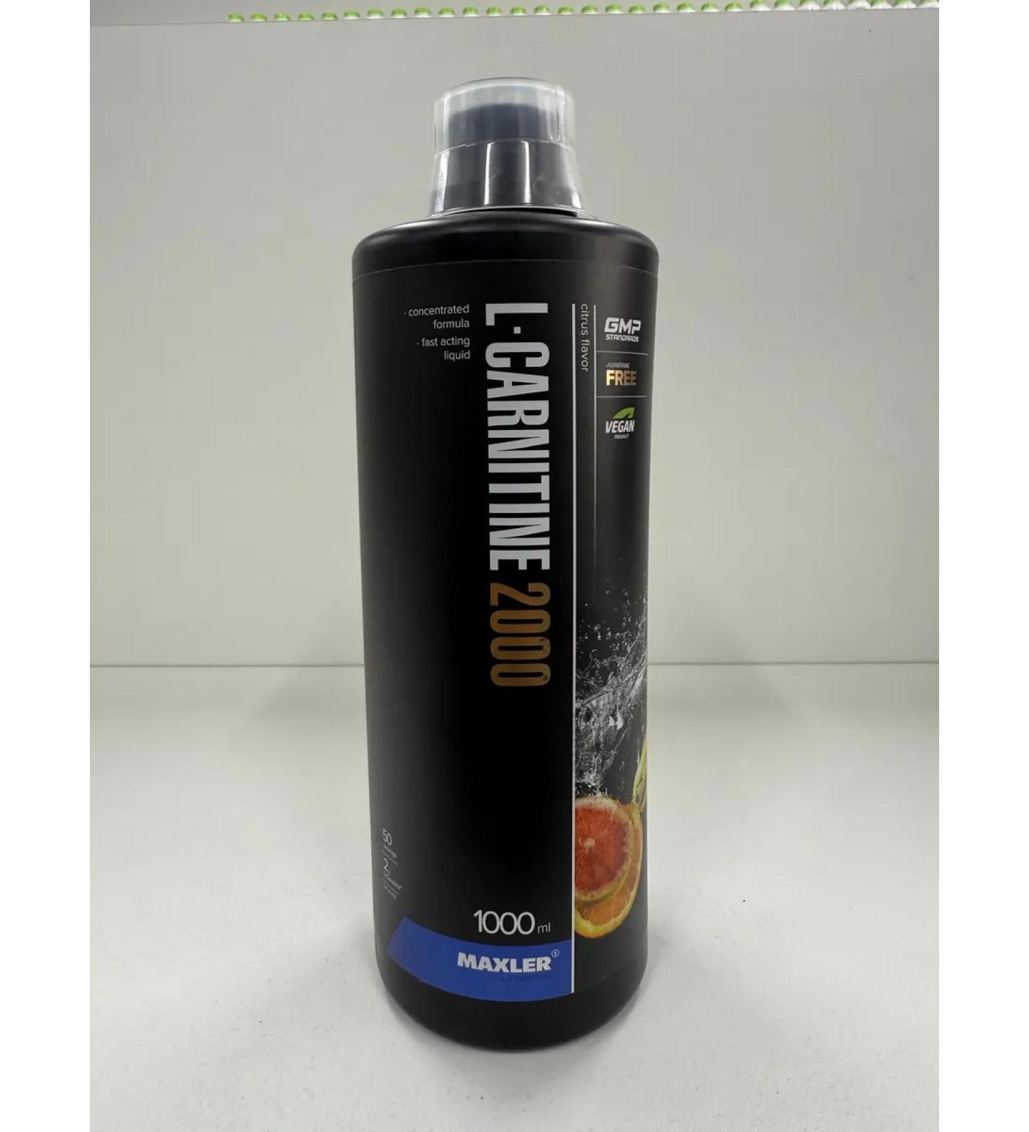 Fat -burner Maxler L Carnitine liquid 2000mg 1000ml - Buy Online on GoSupps.com